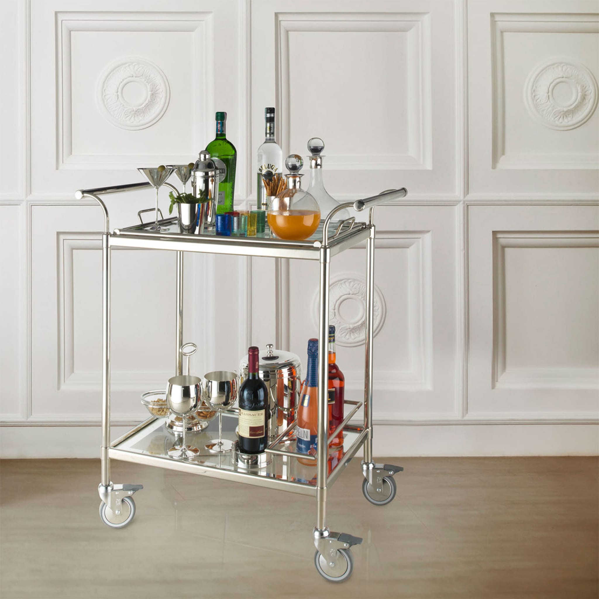 Rectangular Trolley with Removable Tray - Alternative view 1