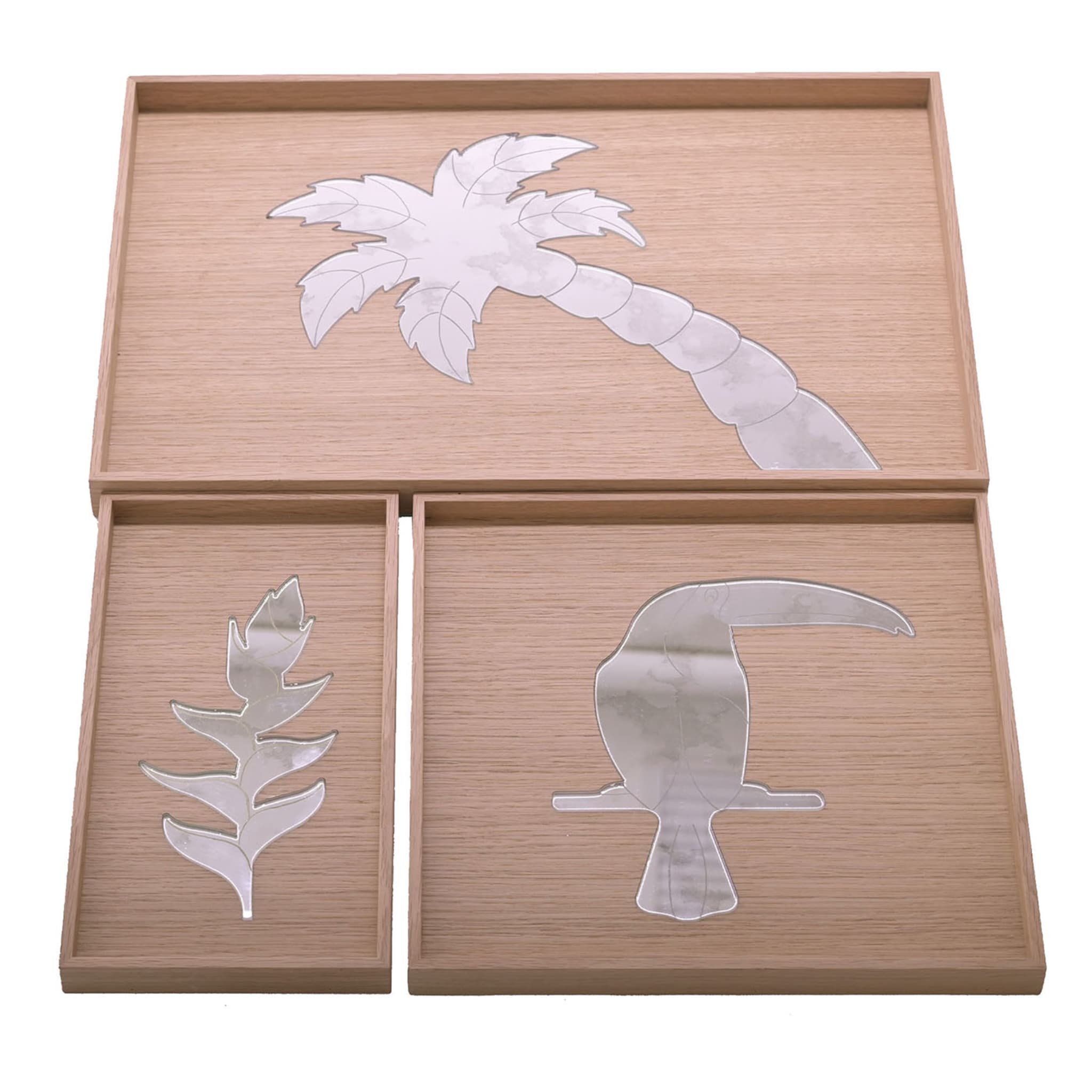 Casarialto Atelier TROPICAL REFLECTIONS SET OF 3 TRAYS by Giovanni Simionato - Main view