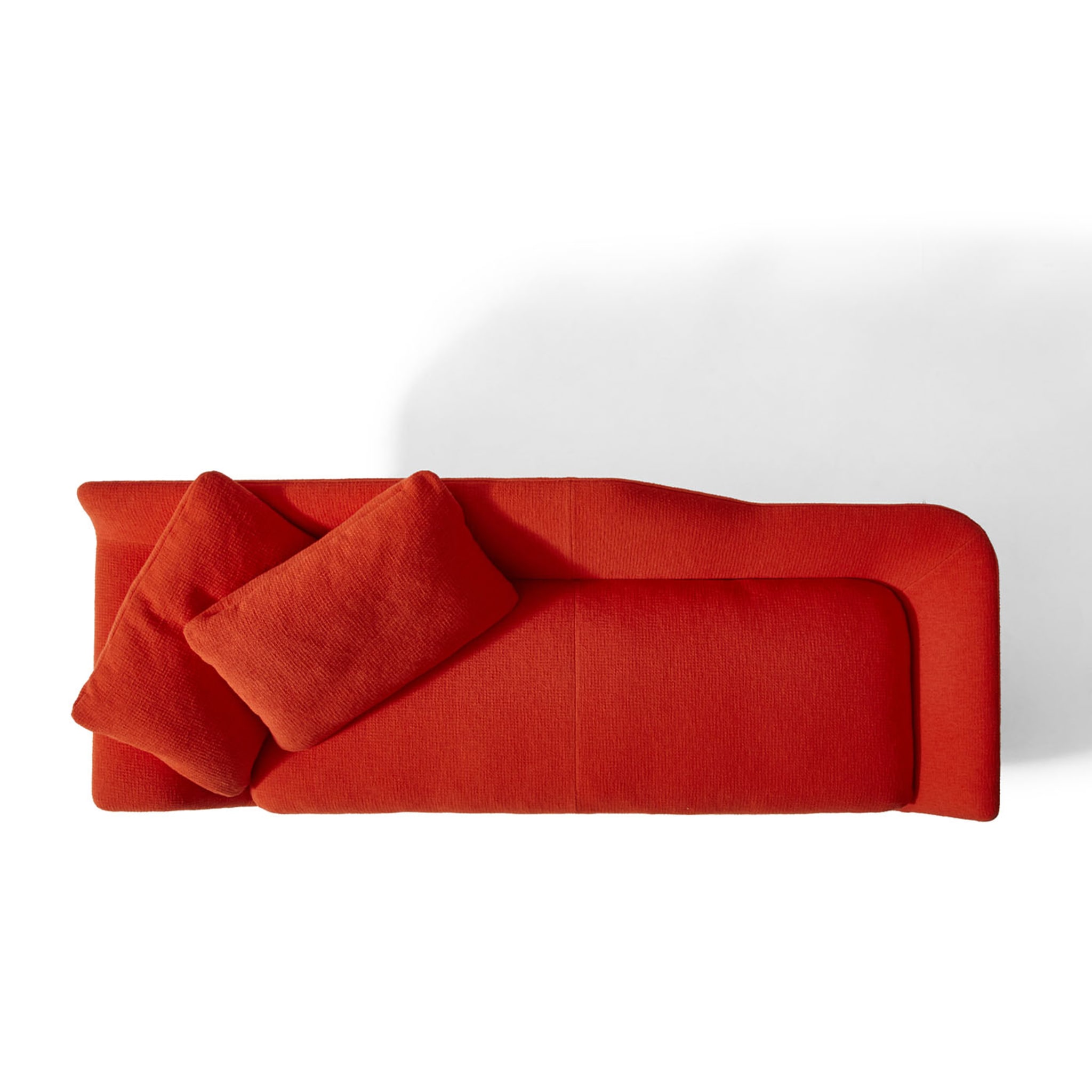 Esosoft Left-Sided 3-Seater Orange Sofa by Antonio Citterio   - Alternative view 1