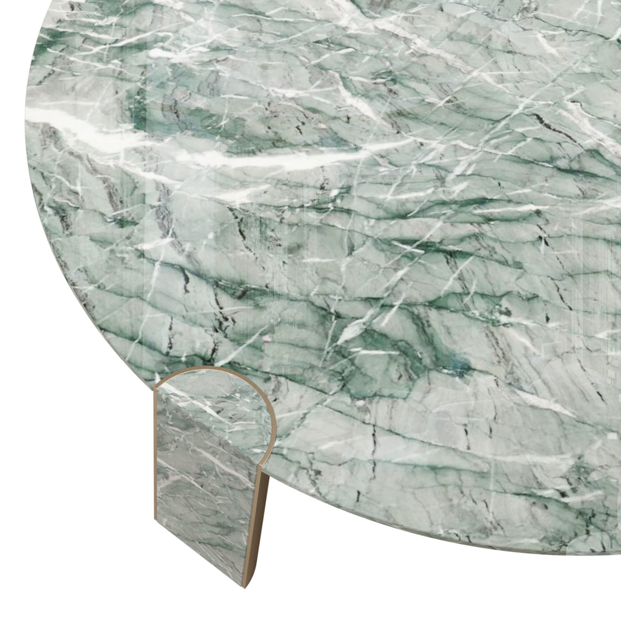 Paul Low Antigua-Green Marble Coffee Table - Alternative view 1