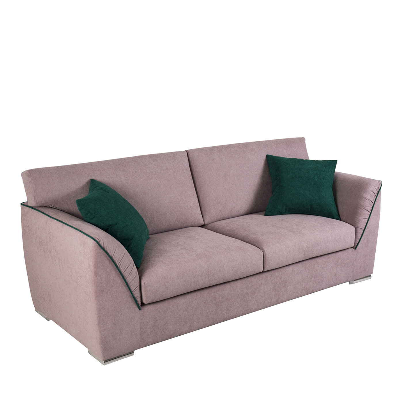 Mirò Pink & Green Sofa - Alessi Salotti