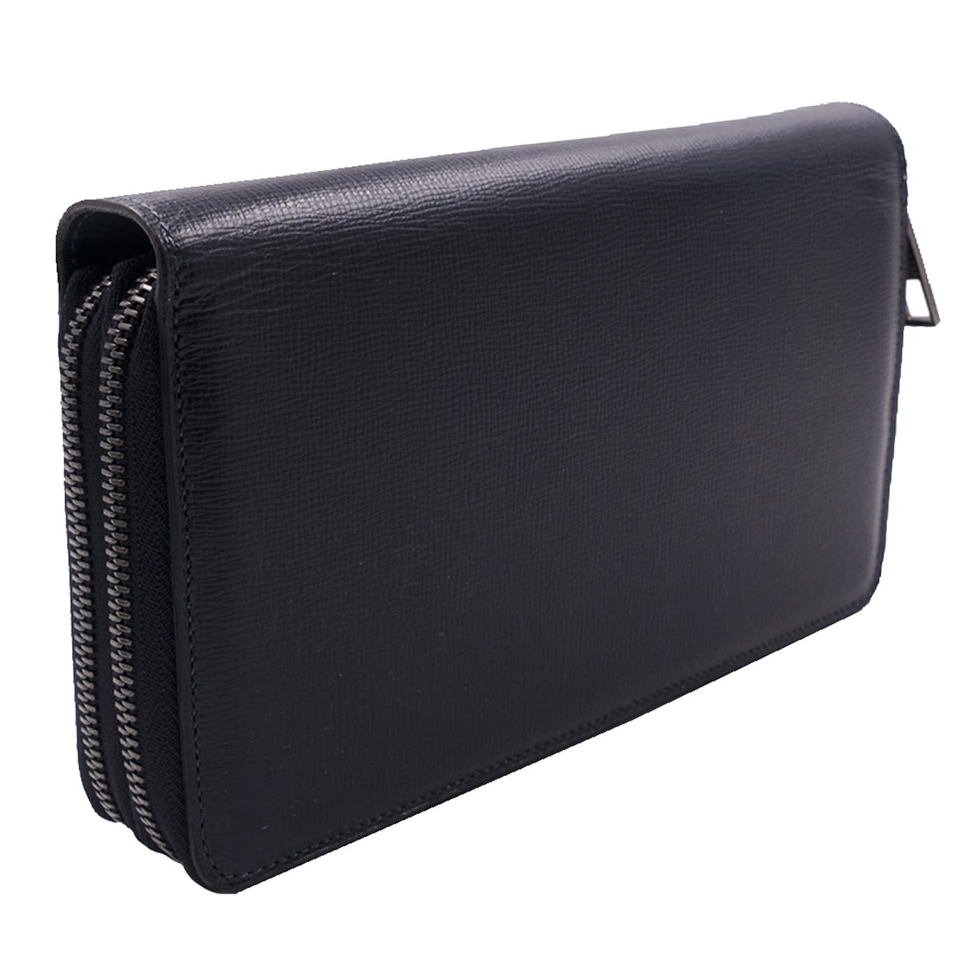 Men's Double Zipper Travel Wallet