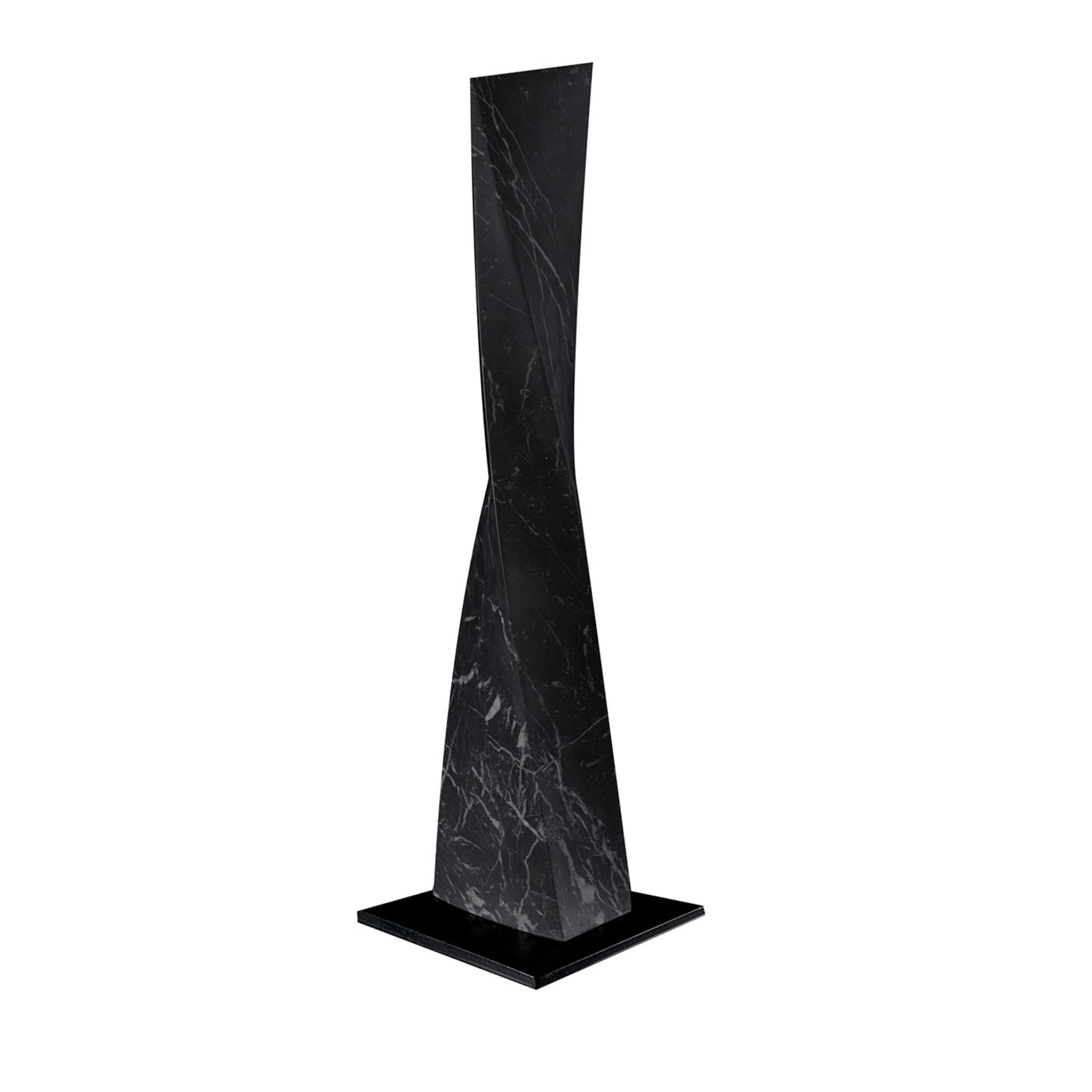 Sculpture noire "Twisting Thought  - Vue principale