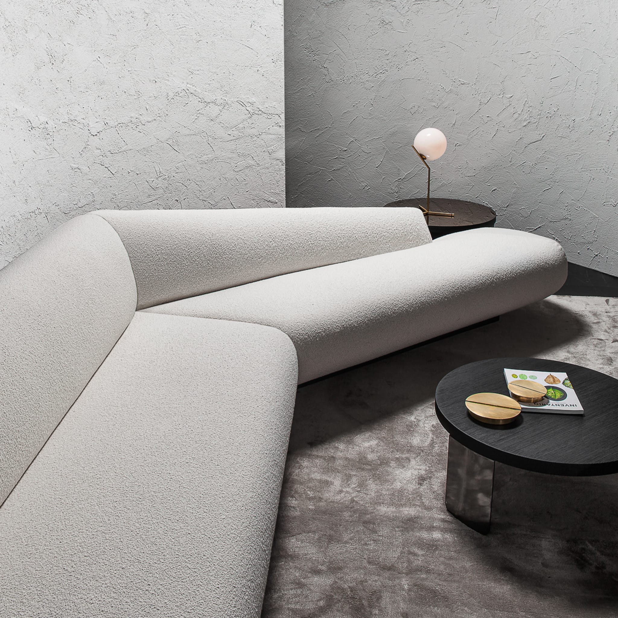 Bolid 370 Angular White Sofa by Gianluigi Landoni Vibieffe | Artemest