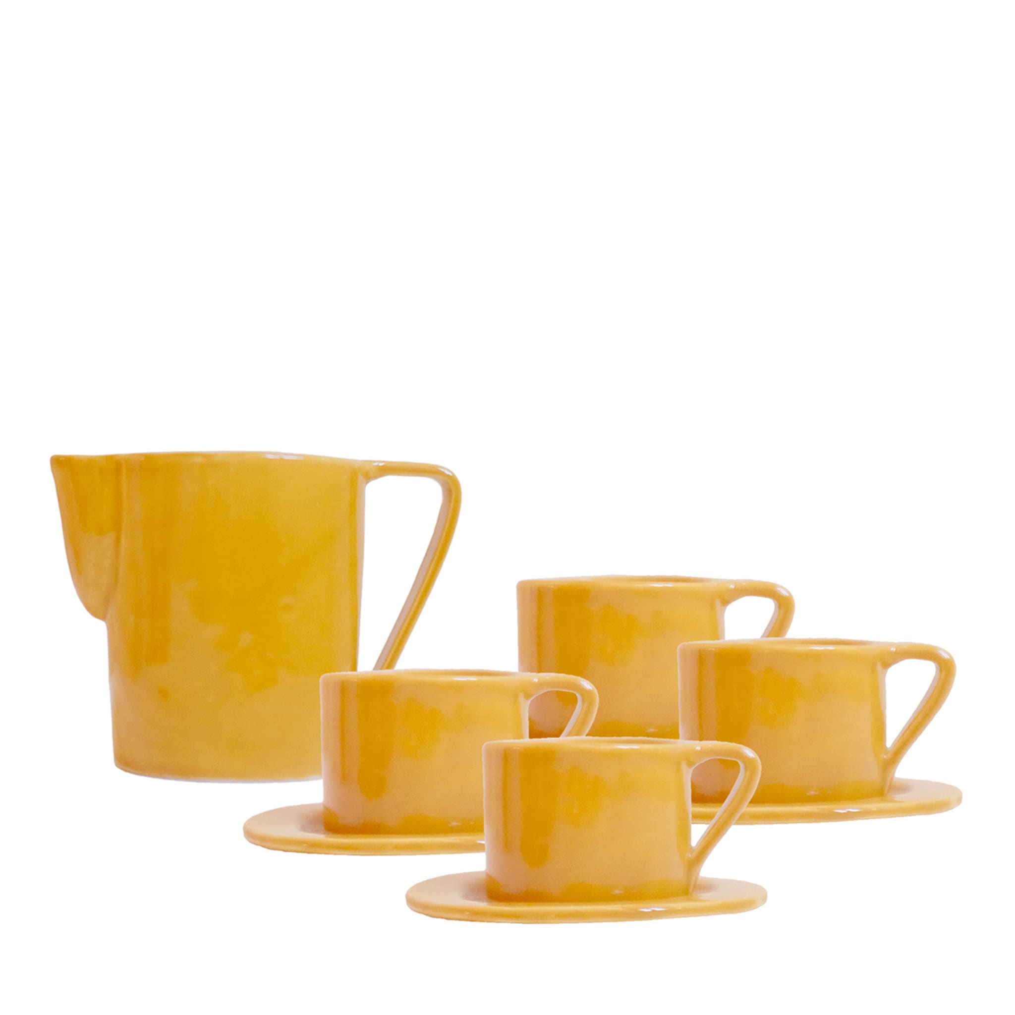 Milano Sole Set of 1 Milk Jug and 4 Espresso cups - Main view