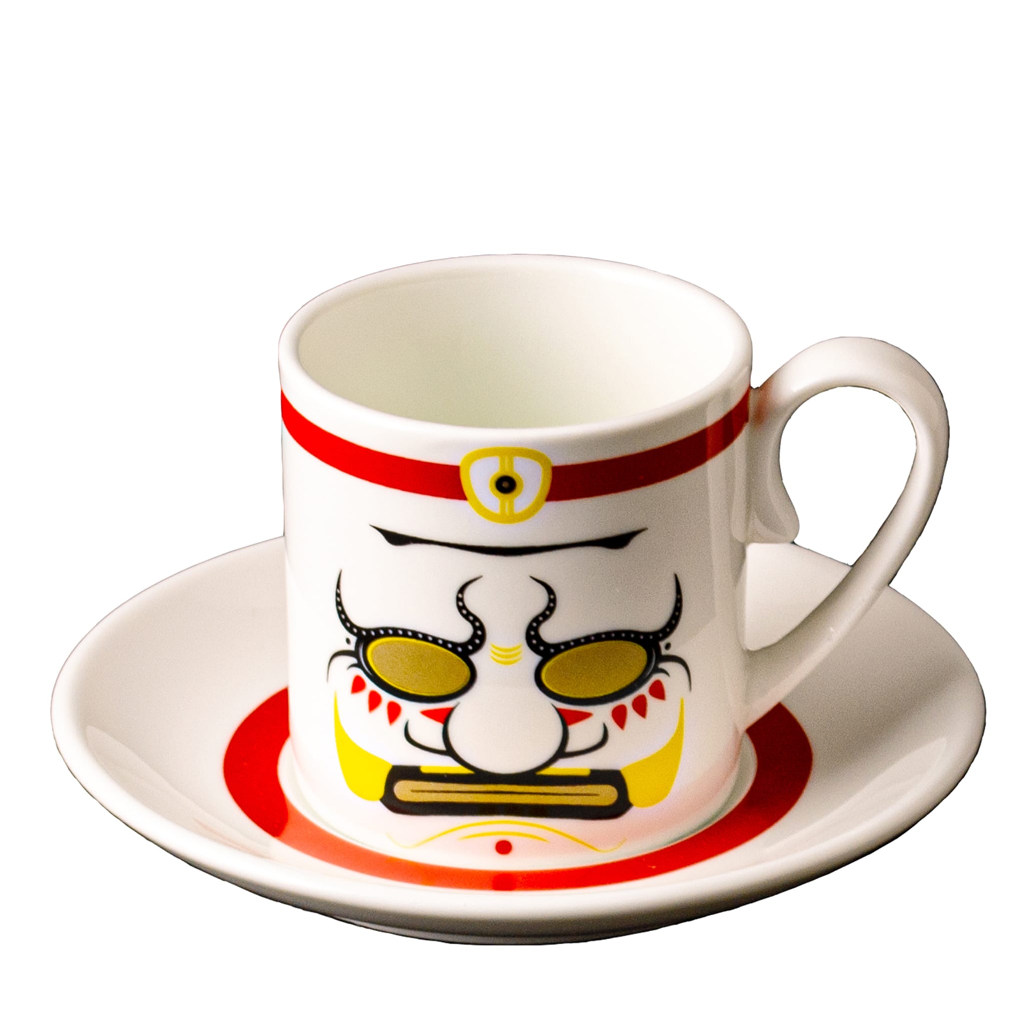 Asuka-Kio Set of 6 Coffee Cups with Saucers - Main view