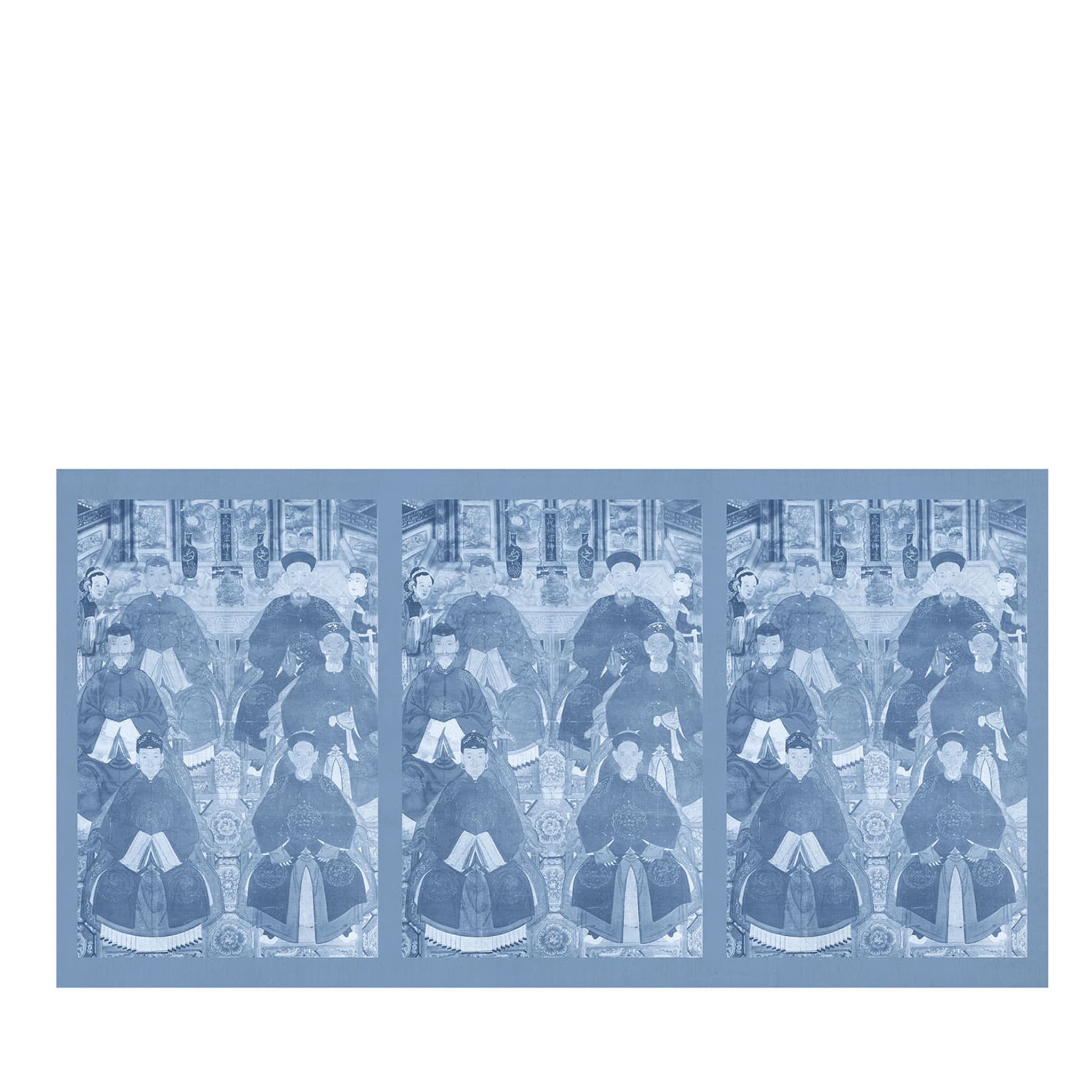 Zeitlos23 Dinastia Blau Tapete - Hauptansicht