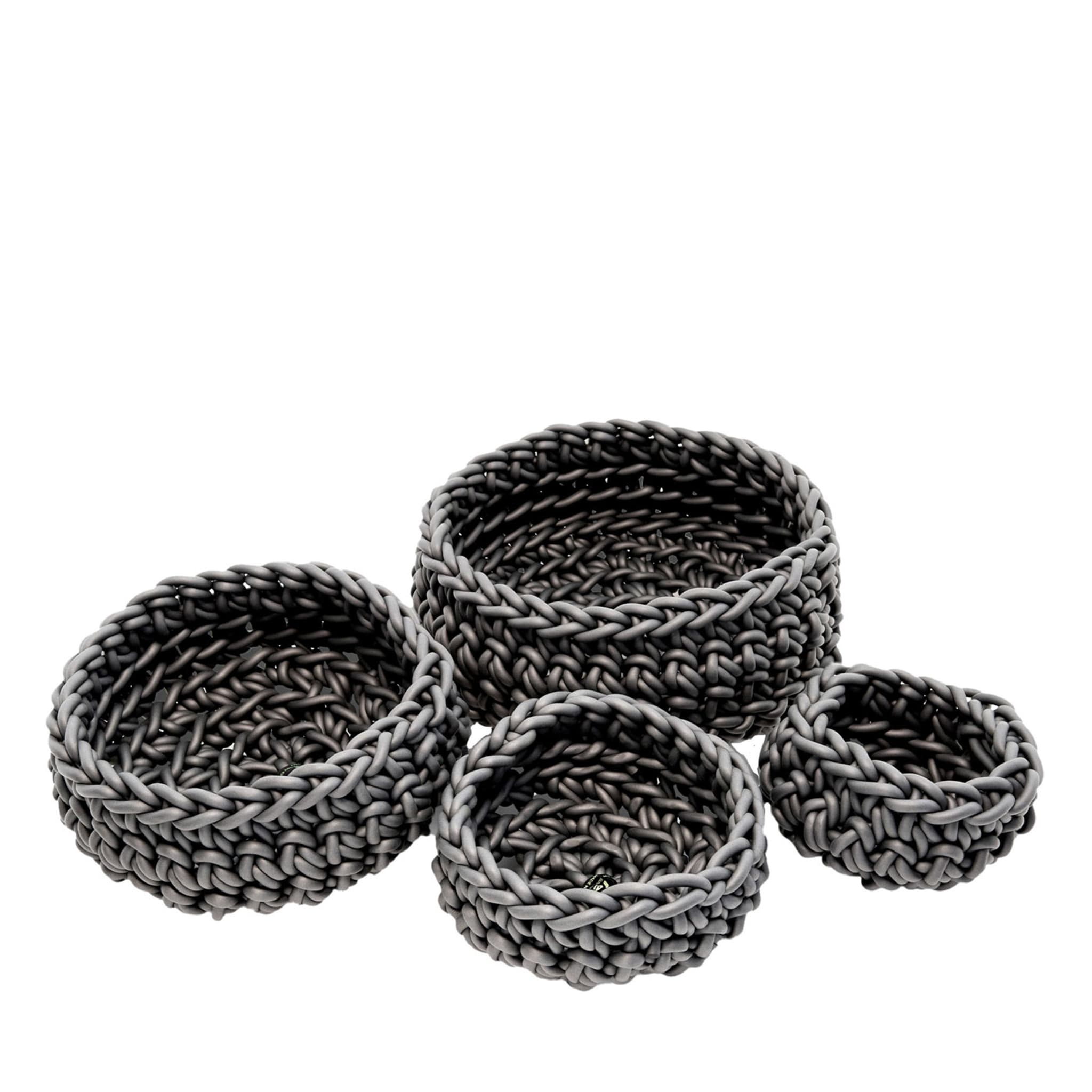 Classico Set of 4 Grey Baskets by Rosanna Contadini - Main view
