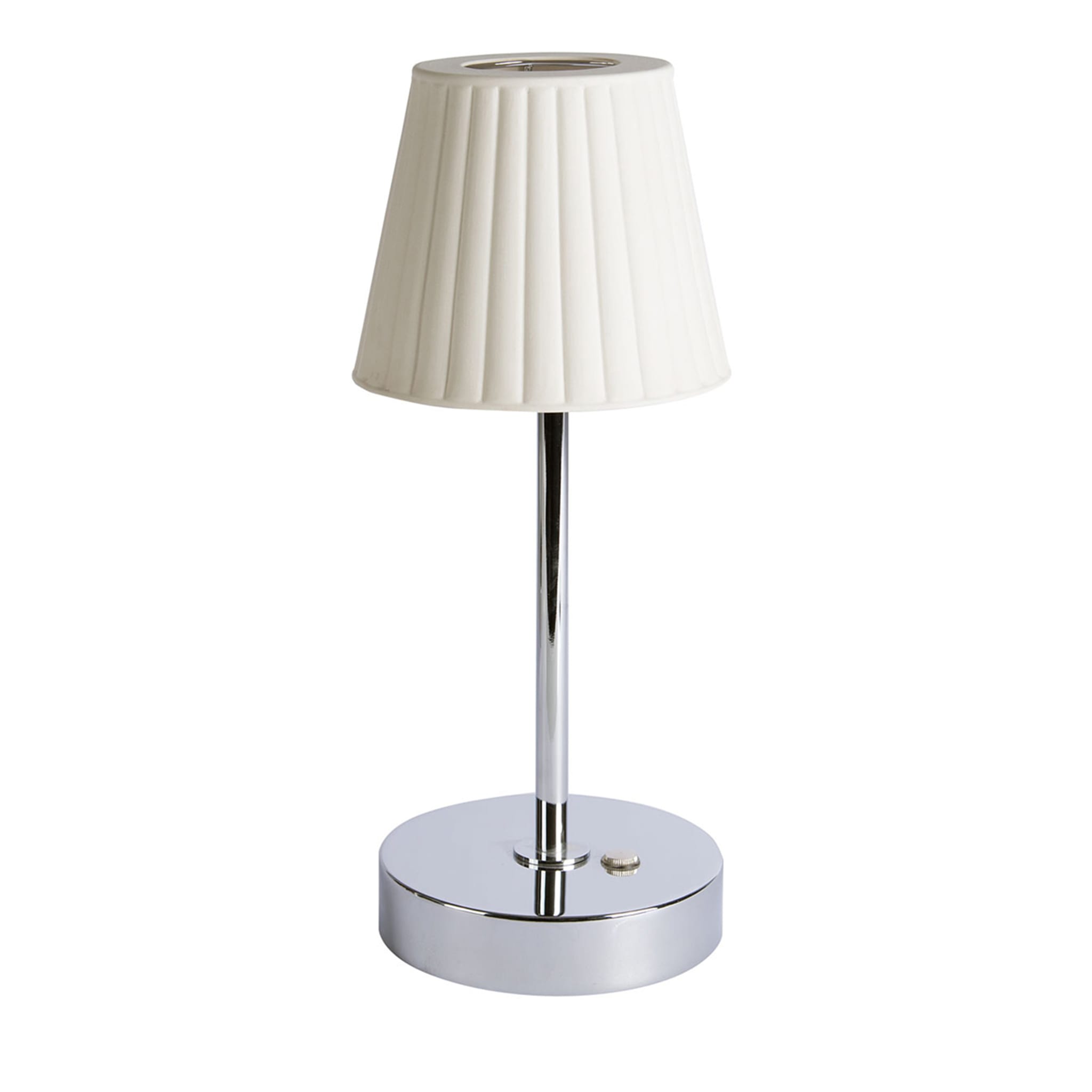 Lámpara de mesa blanca y plateada Reve - Vista principal