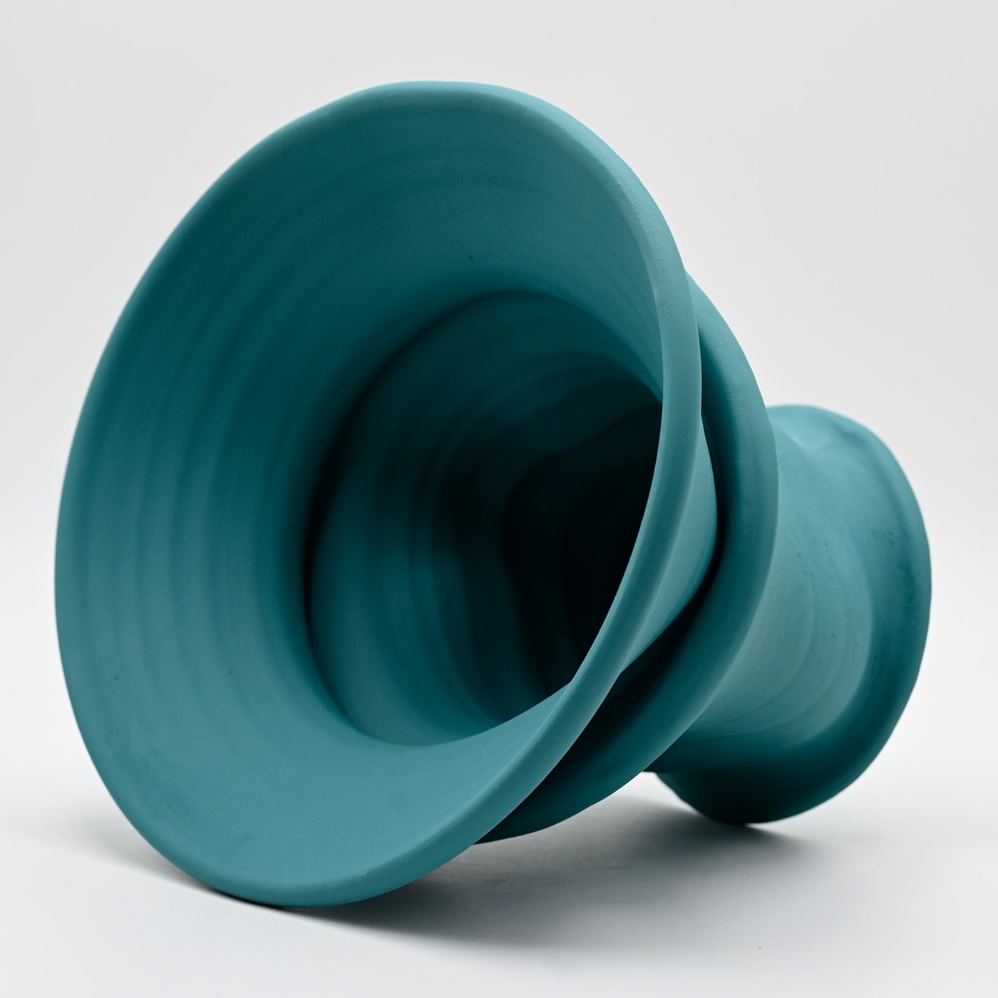 Turquoise Vase #2 - Ovo - Idee e Manufatti