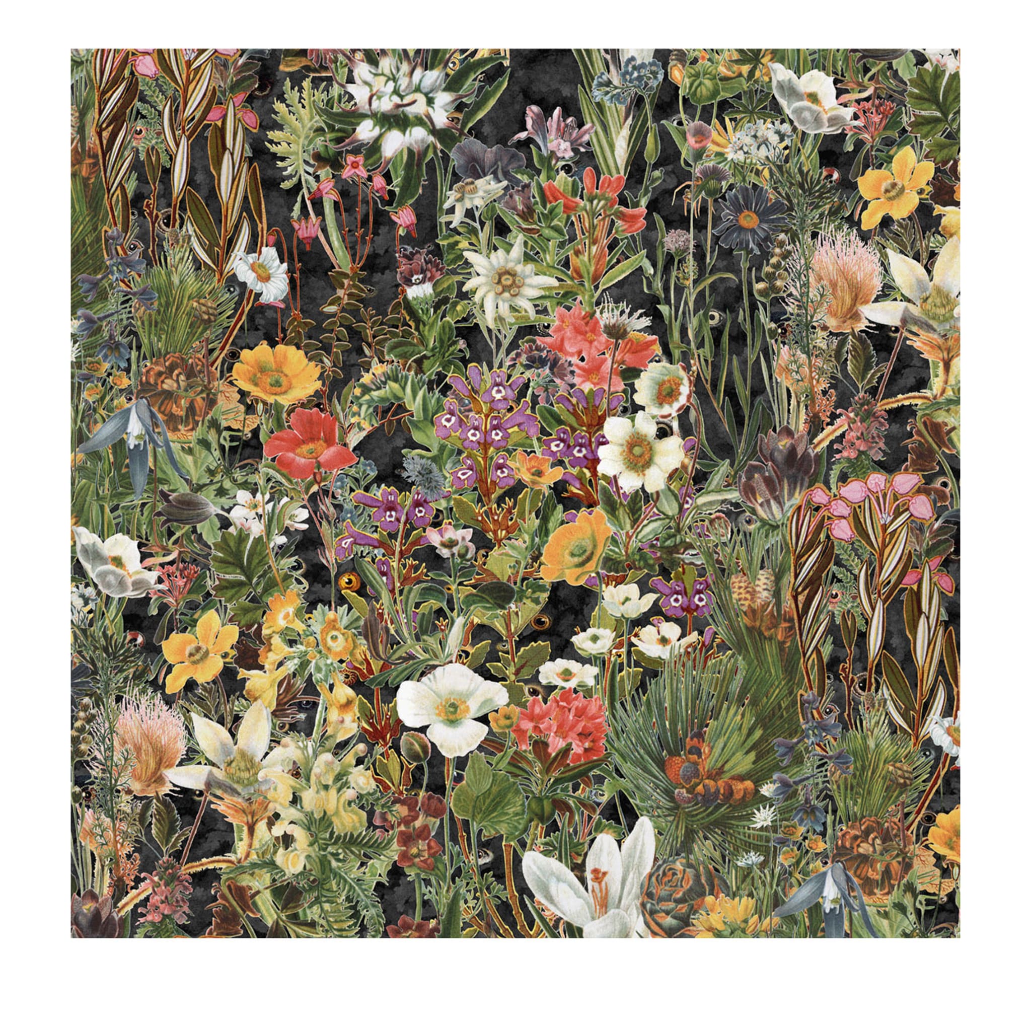 Now What? Floral Polychrome Wallpaper by Francesco Simeti - Alternative view 1