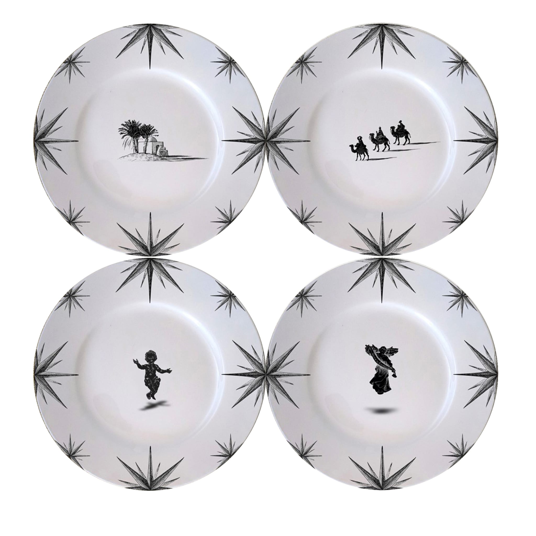 Natale Set of 4 Plates - Main view