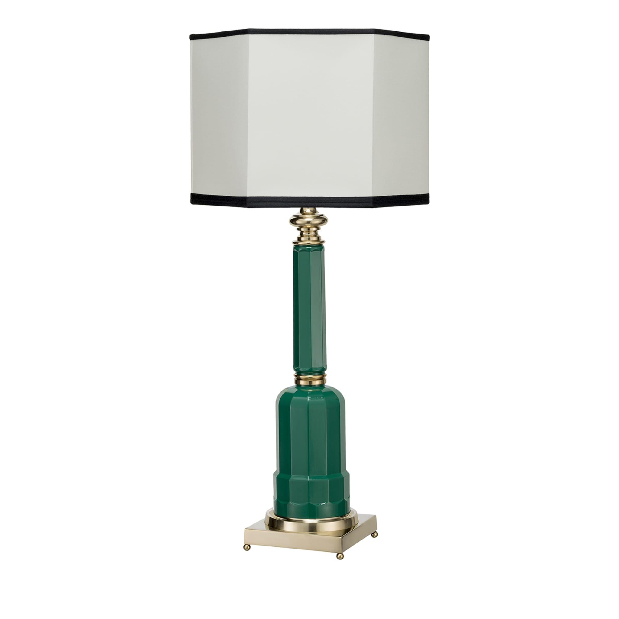 Lámpara de mesa Jacaranda verde turquesa - Vista principal