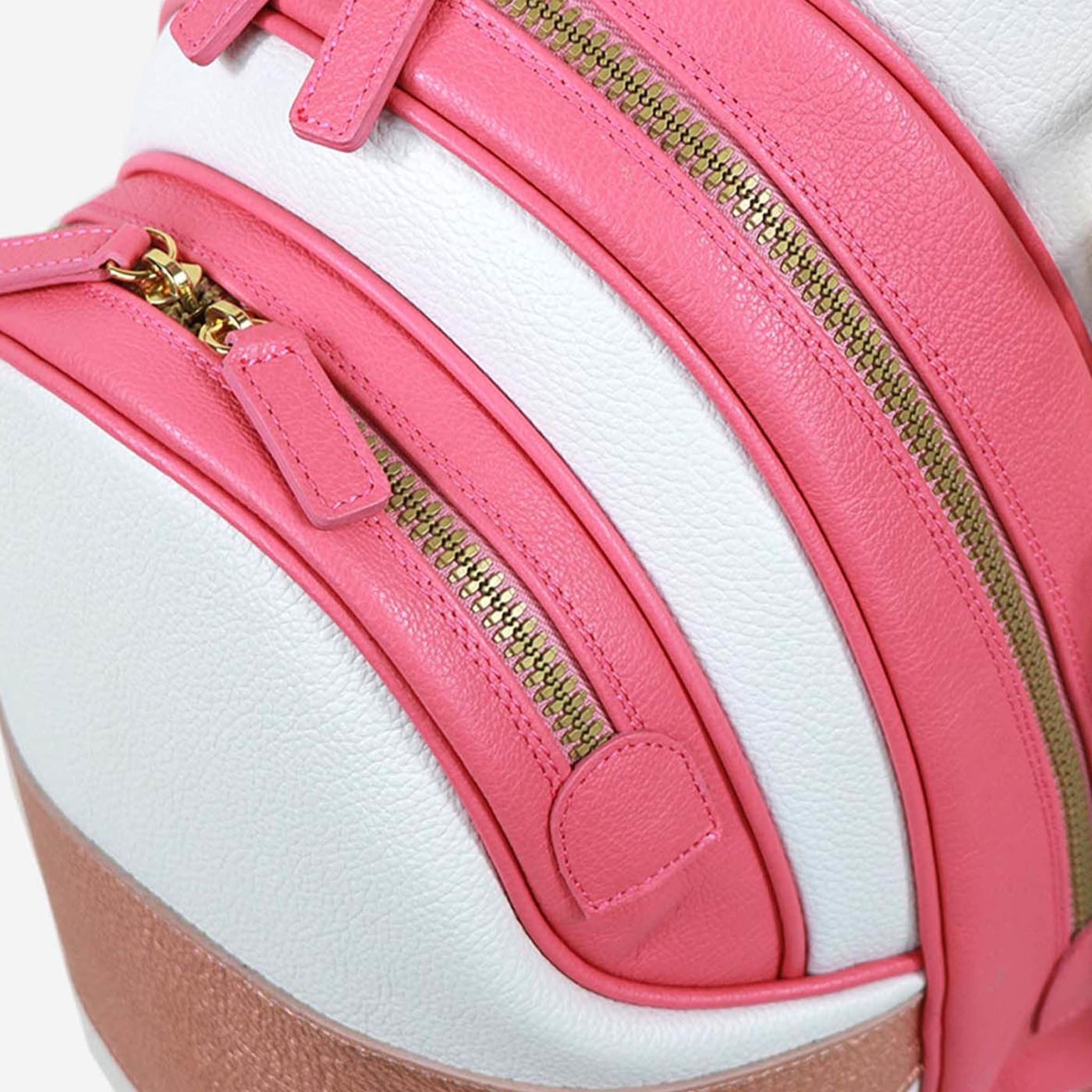 Imperiale Pink & White Leather Golf Bag - Alternative view 1