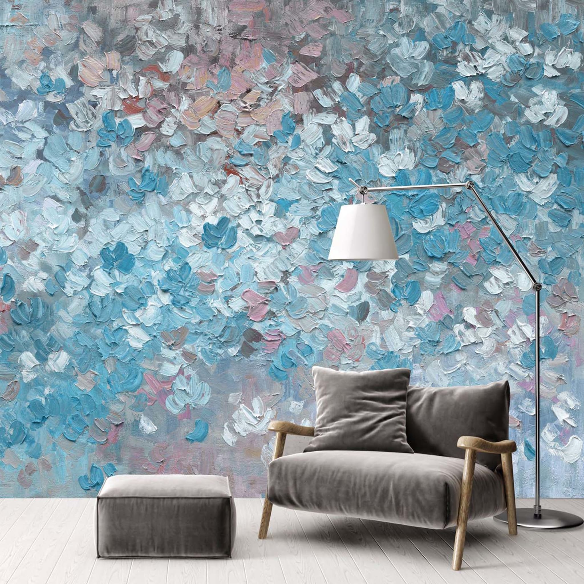 Vibes Light-Blue Wallpaper - Alternative view 3