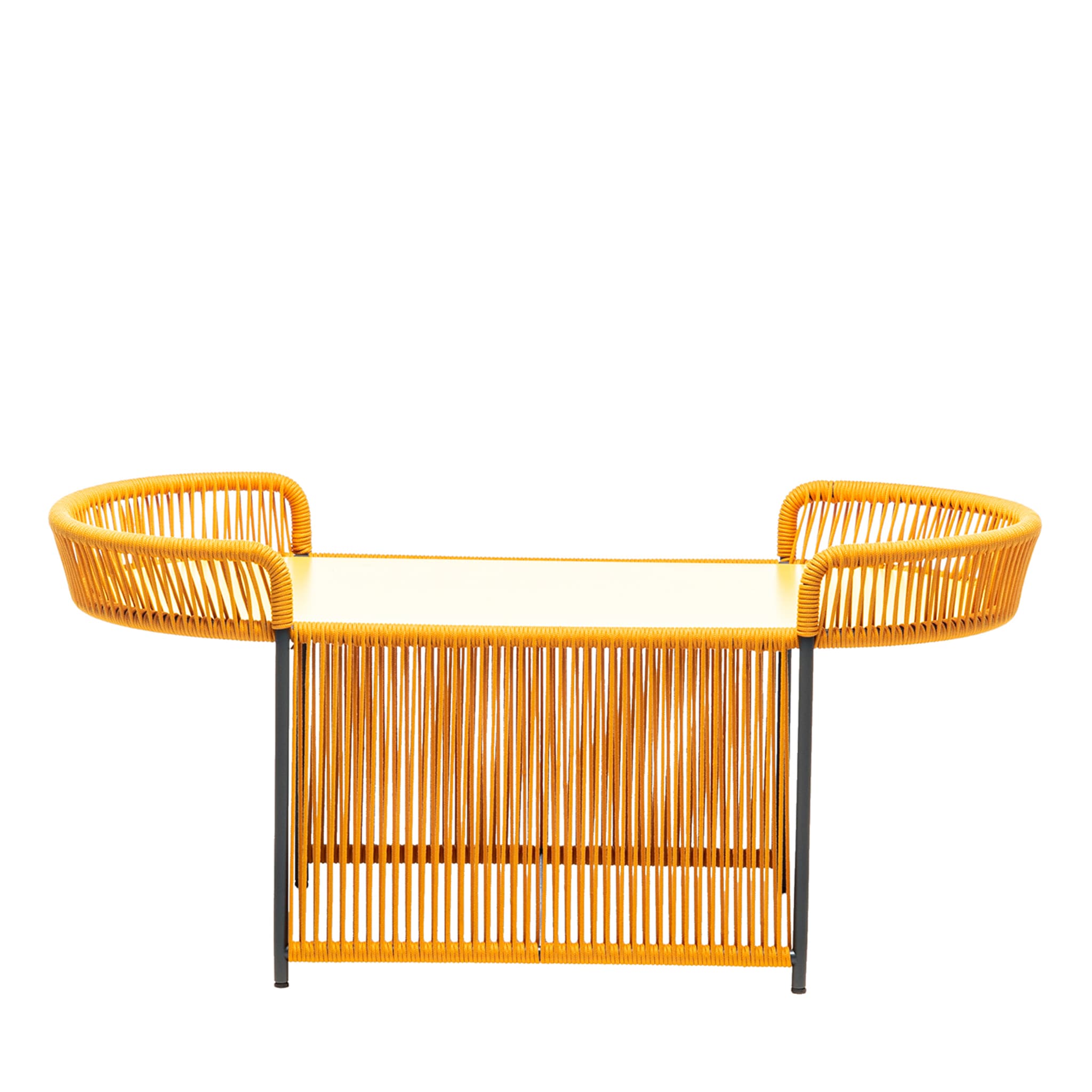 Altana Oval Yellow Coffee Table by Antonio De Marco - Main view