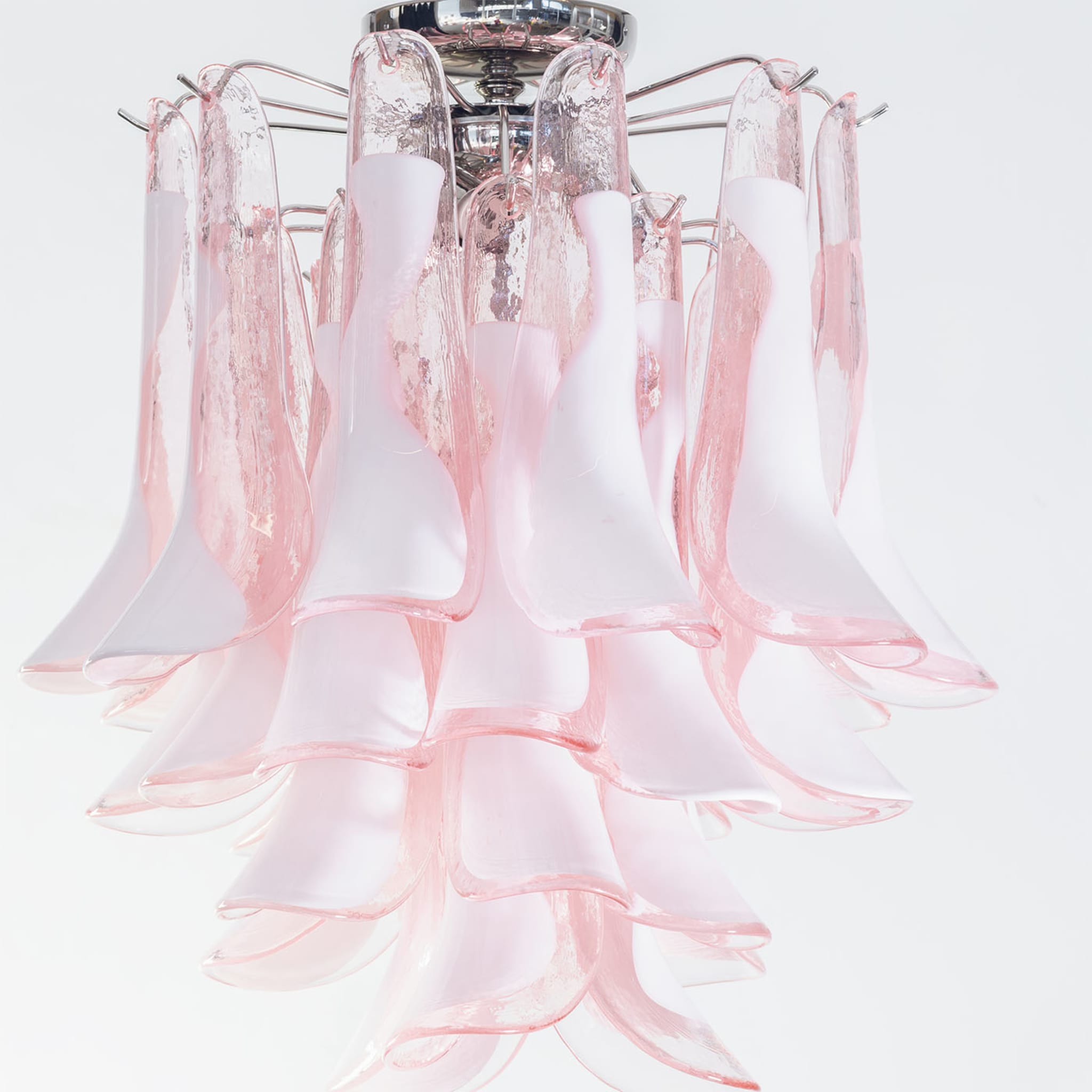 Artemide Pink Glass Chandelier - Alternative view 2