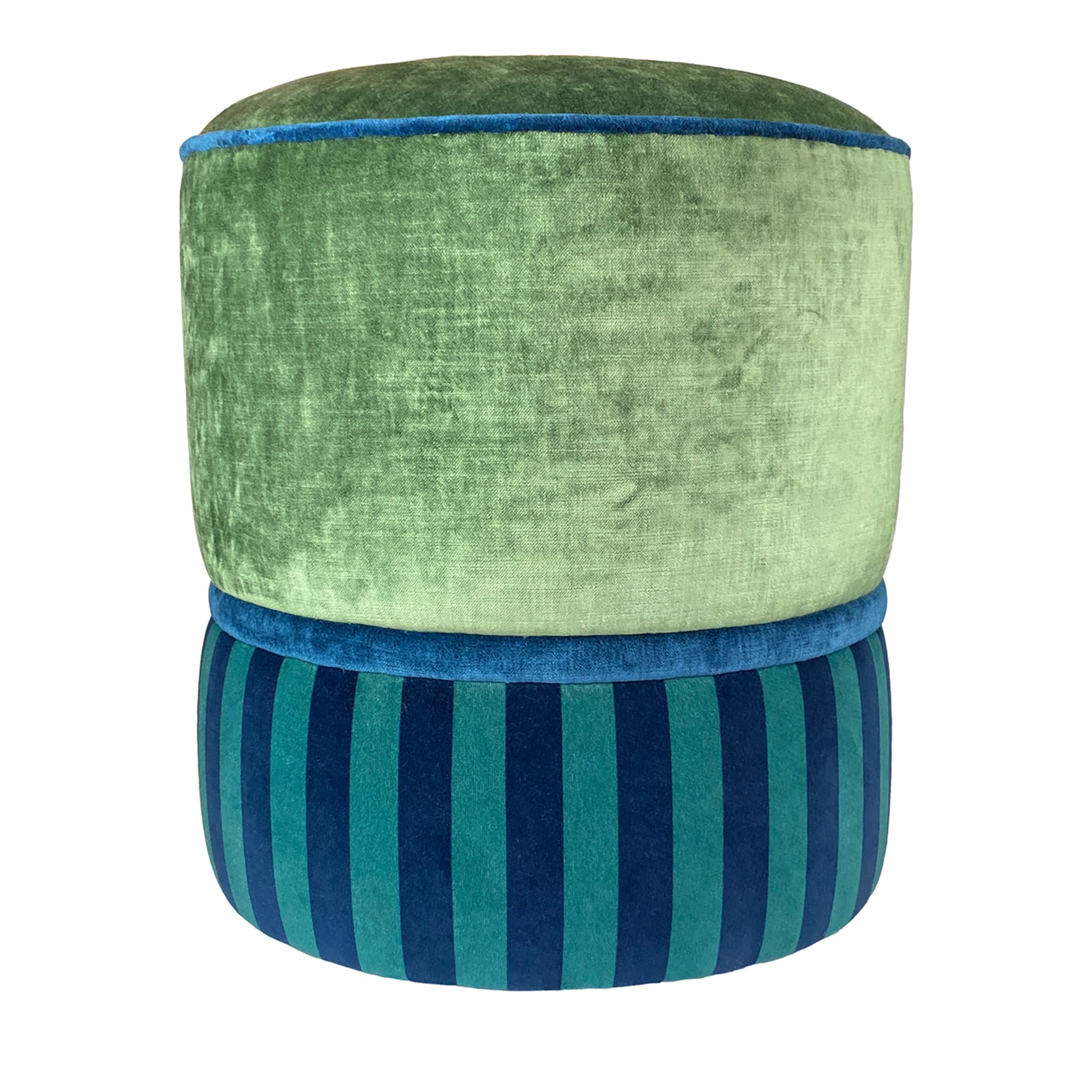 Circus Tigre Embroidered Pouf - Main view