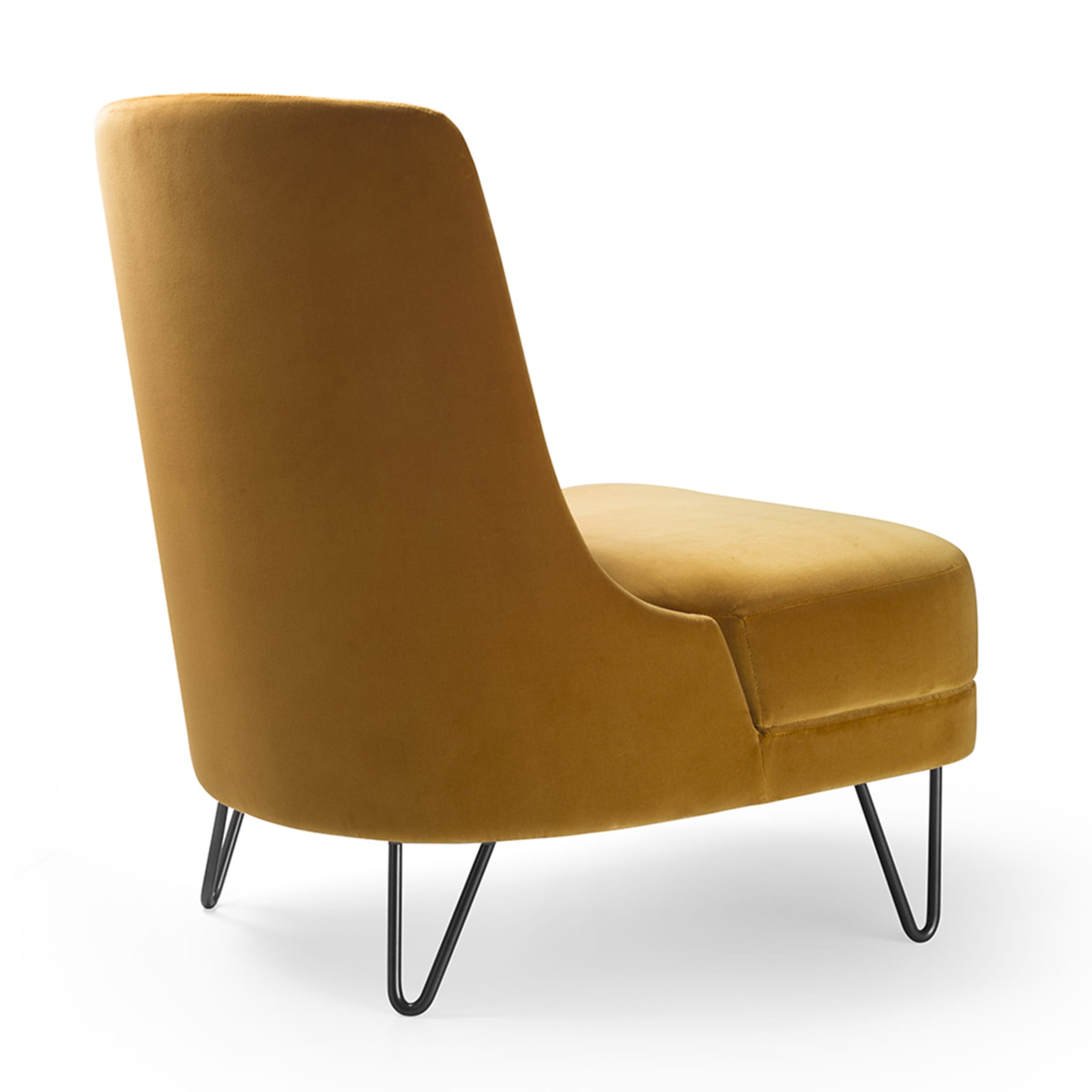 Chris Saffron-Yellow Lounge Chair - Alternative view 2