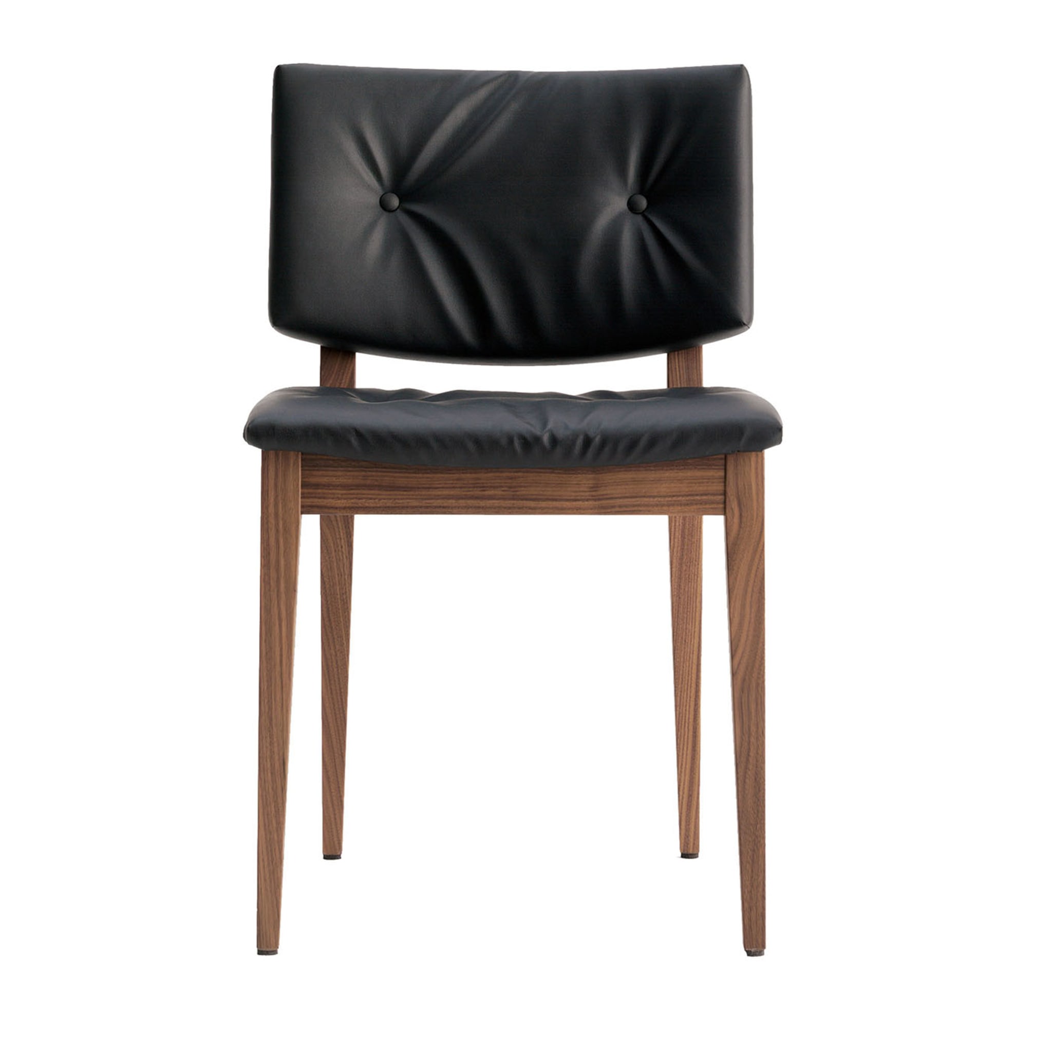 Eileen Small Brown & Black Chair by Werther Toffoloni - Main view