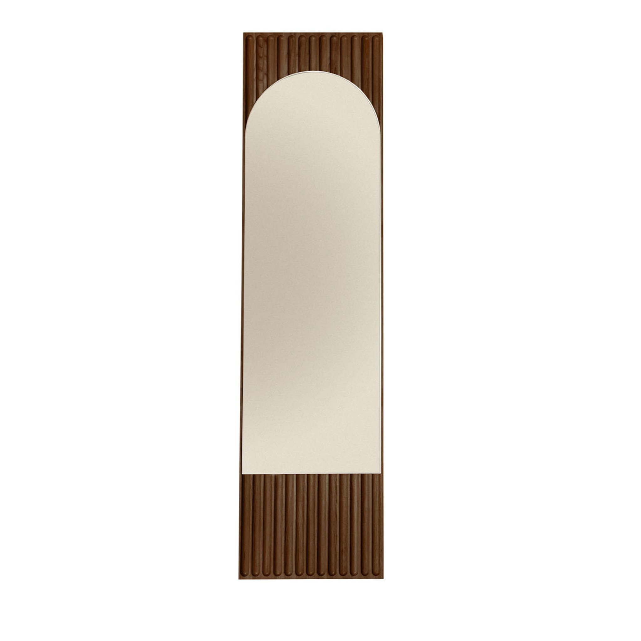 Espejo rectangular de fresno marrón Tutto Sesto - Vista principal