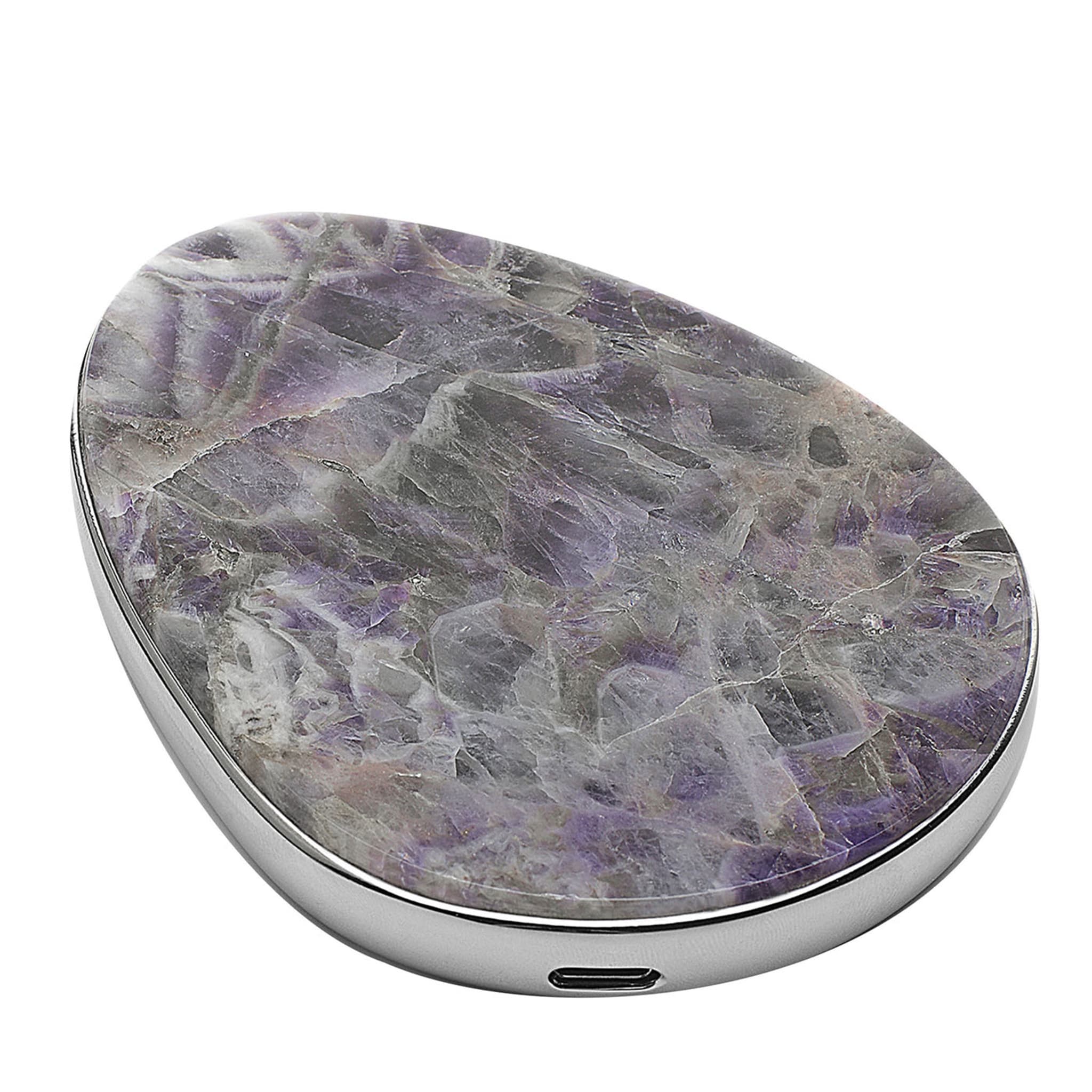 Enki Ametista Silver Wireless Charger - Main view