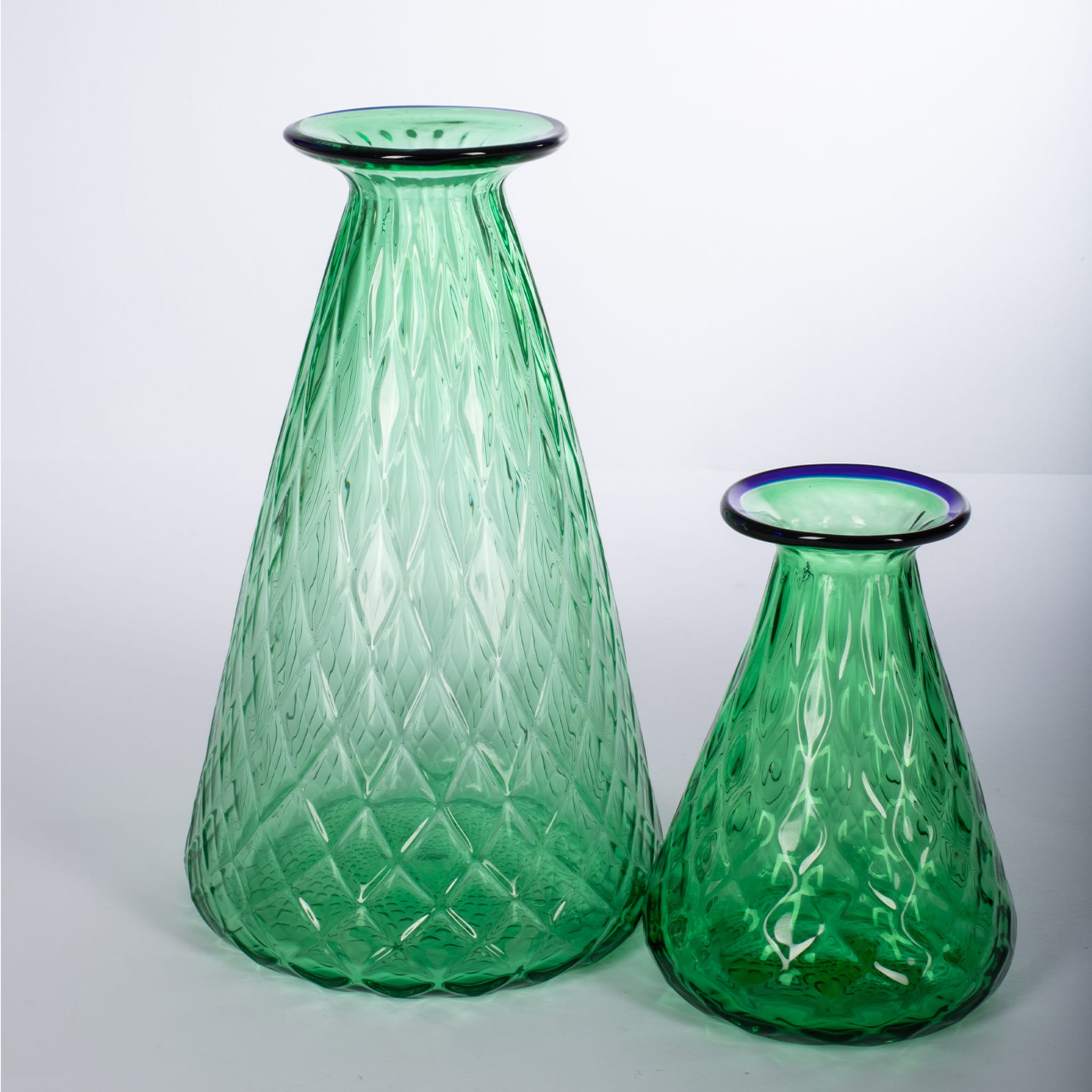 Balloton Set of 2 Conical Green Vases - Alternative view 3