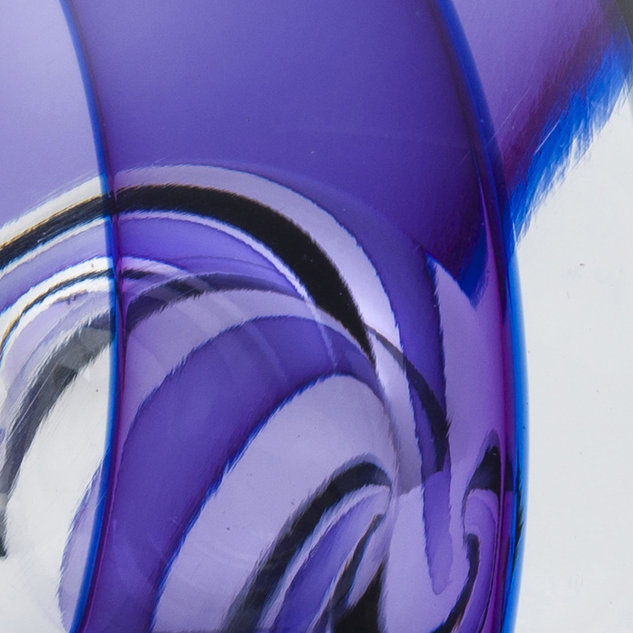 Dark Violet Glass Sphere - Alternative view 2