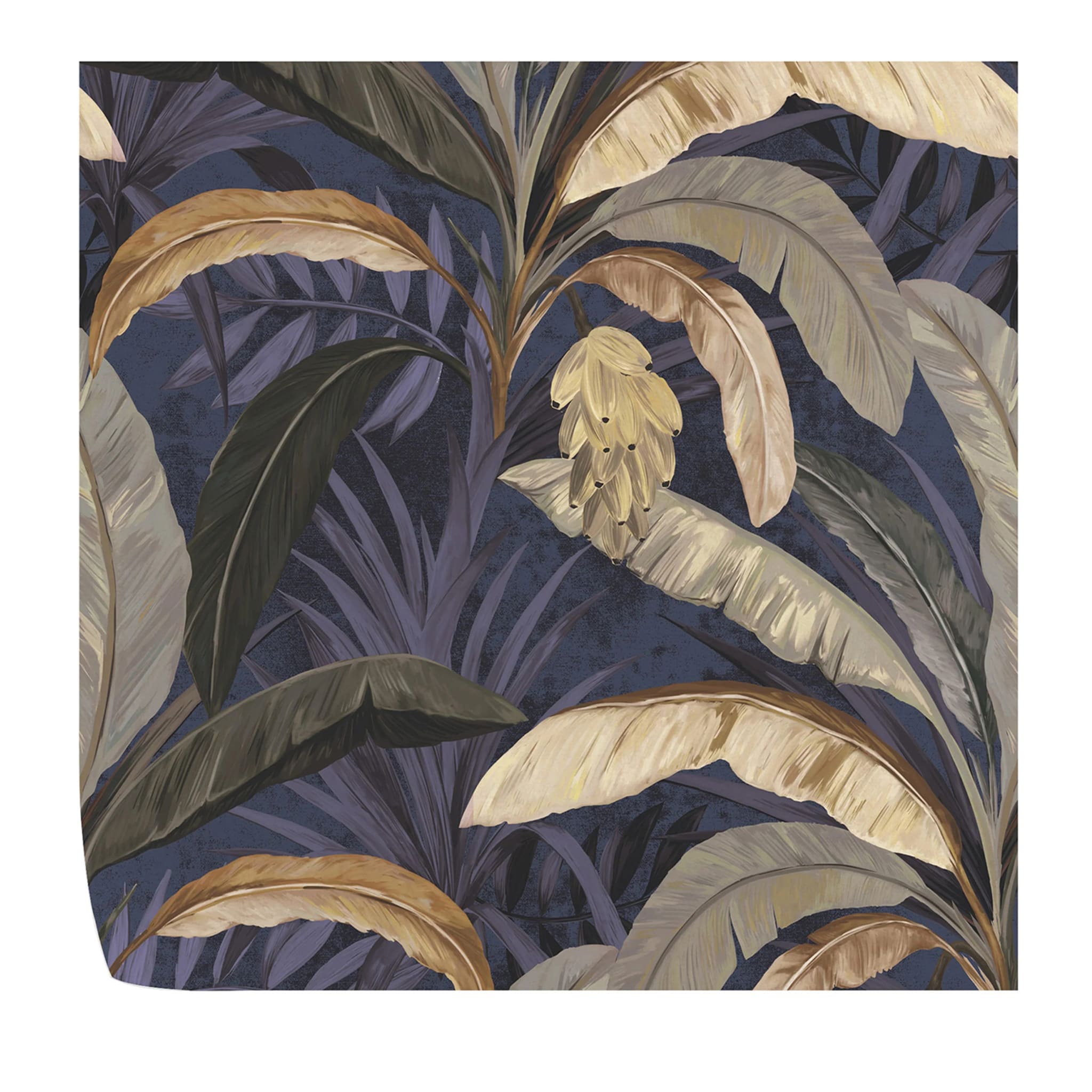 Dark Tropical Banana Wallpaper in Wild Jungle - Main view