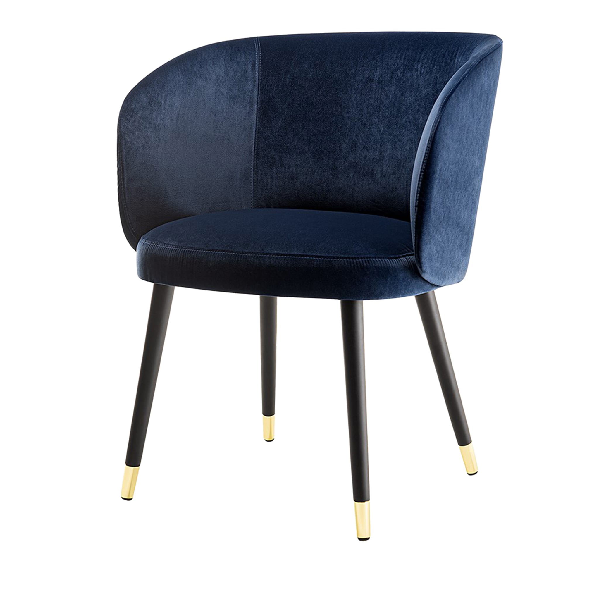AES 897 Blue Armchair by Claudio Perin - Main view