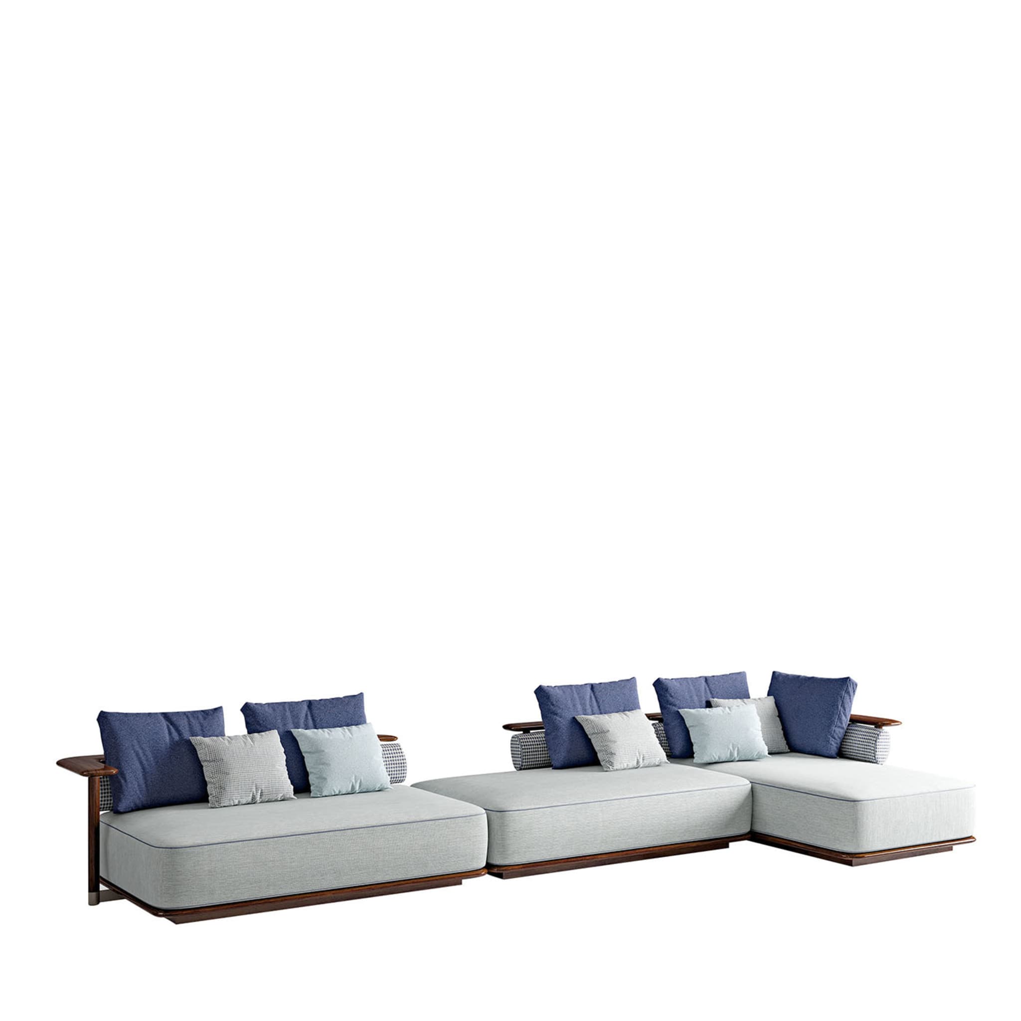 Pedro Gray Modular Sofa - Main view
