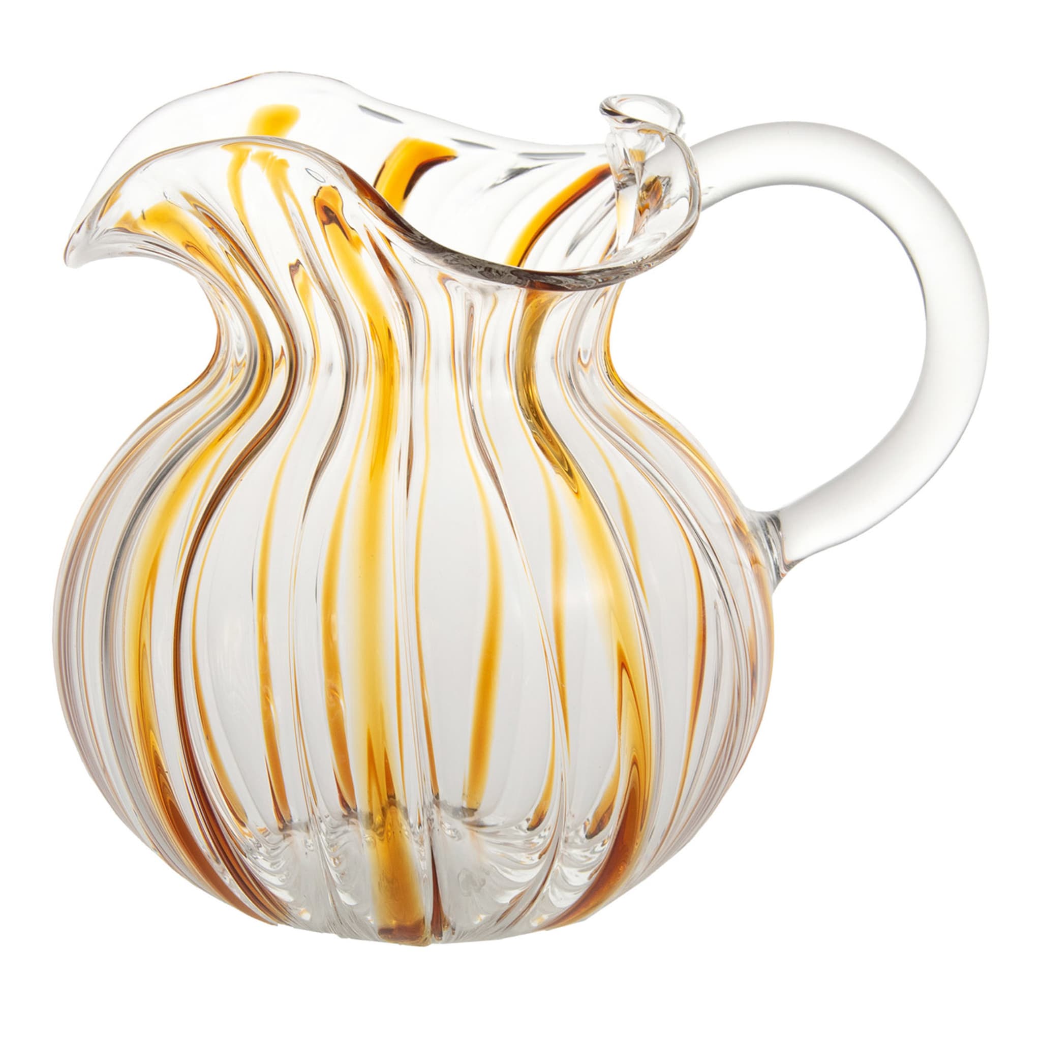 Torcello Yellow Striped Pitcher - Main view