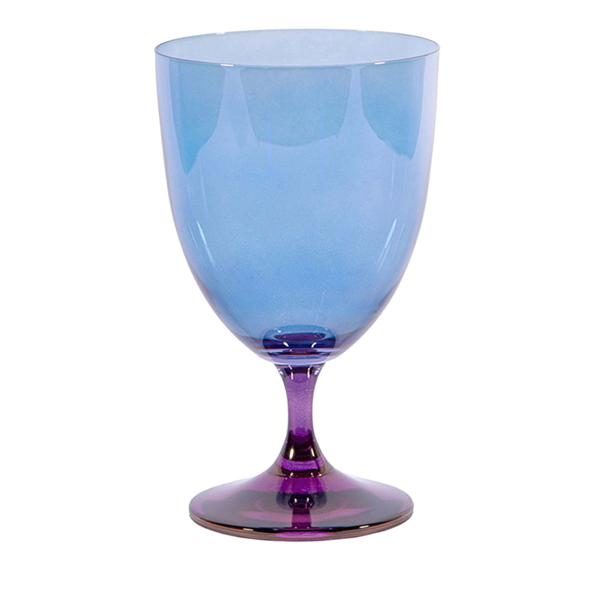 Fleury Set of 2 Purple-To-Blue Wine Glasses - Main view