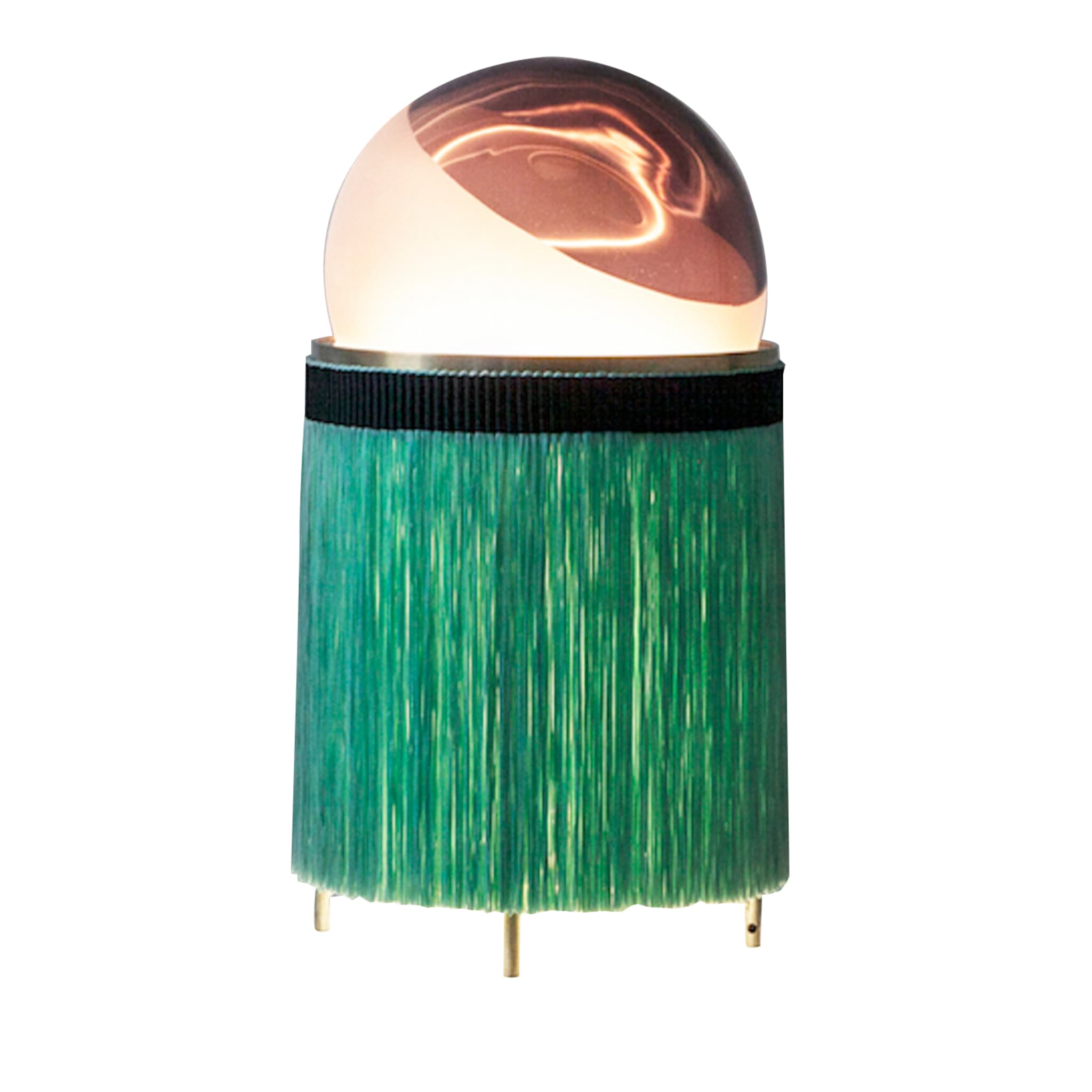 Normanna Medium Floor Lamp in Amethyst Pink and Aqua Green by Vi+M - Main view