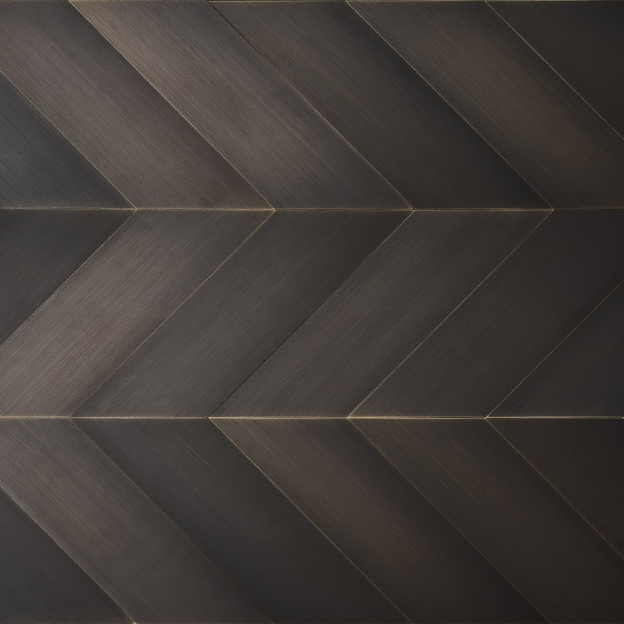 Meta Set of 10 Burnished-Brass Tiles - Alternative view 1