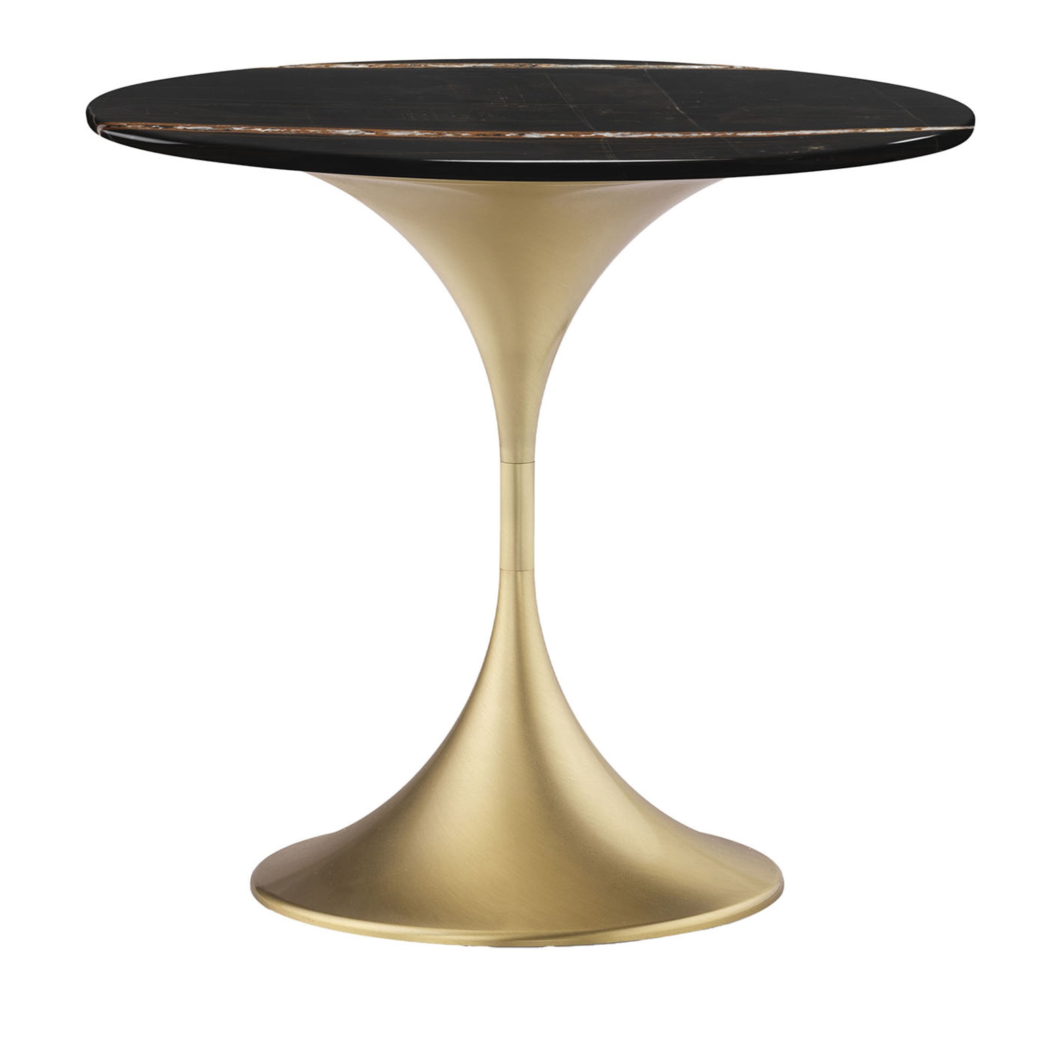 Dapertutto Small Sahara Noir Golden Coffee Table by P. Rizzatto - Vue principale