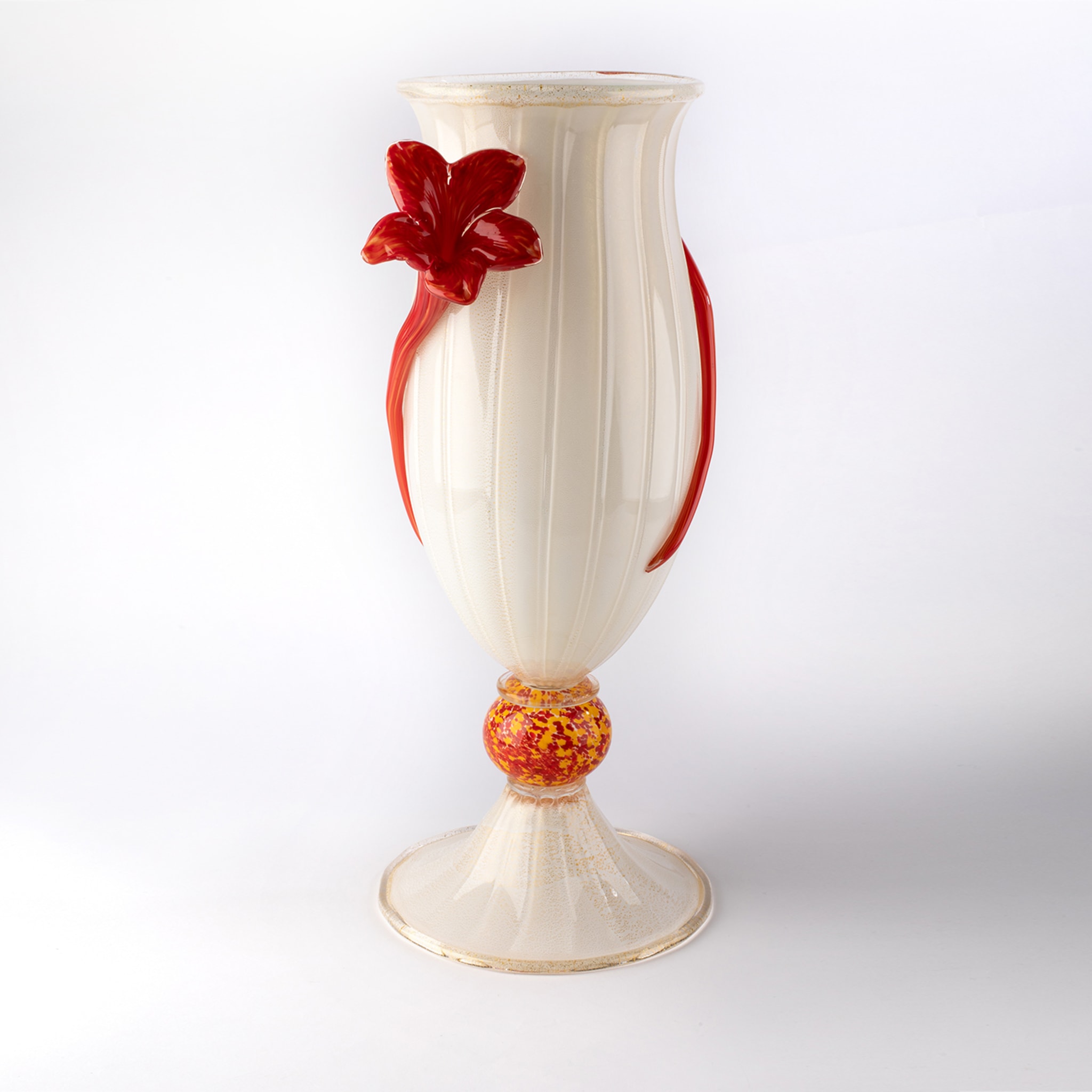 Stmat Polychrome Vase with Flowers - Alternative view 4