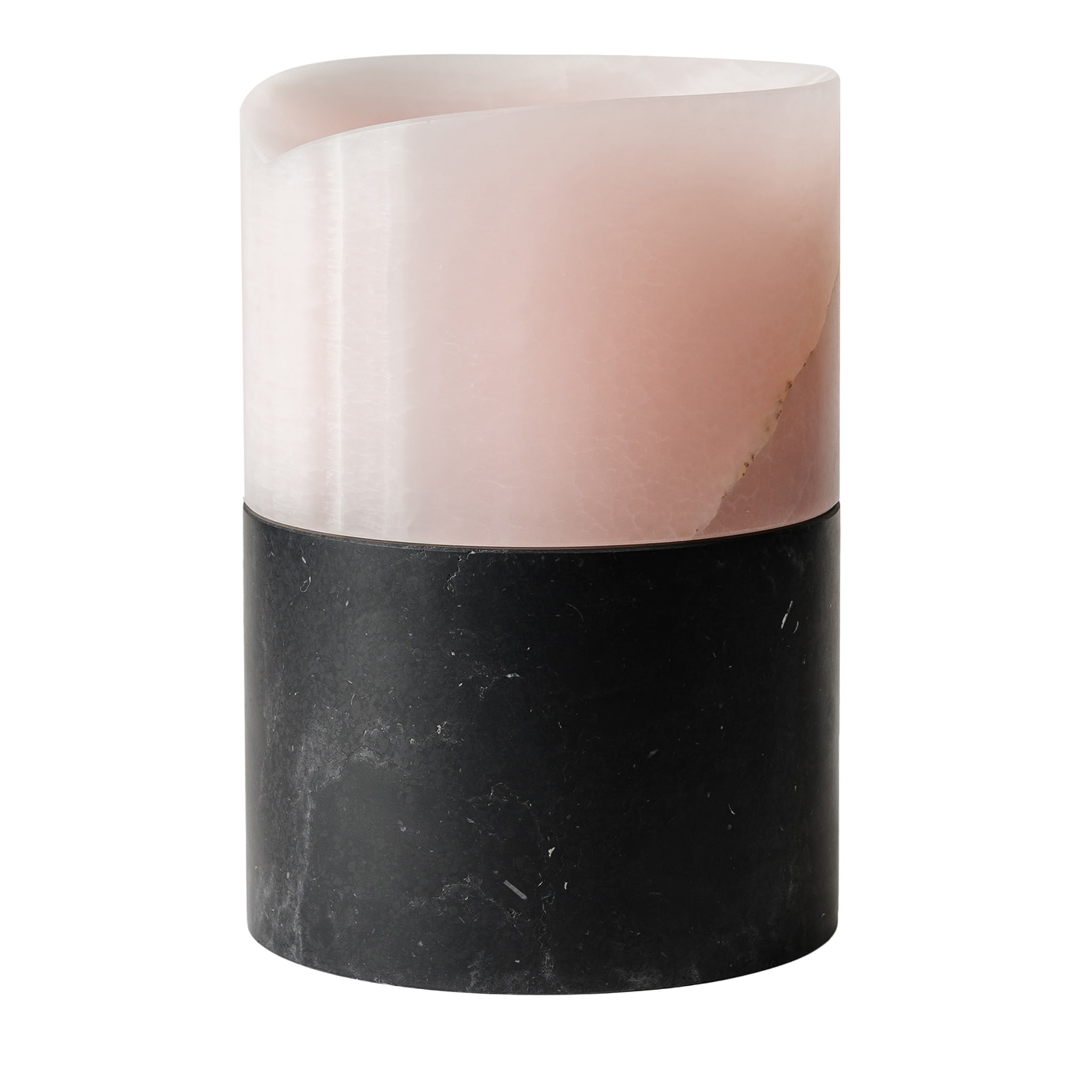 Vase Here and Now Pinkx Onyx et Marquina noir #2 - Vue principale