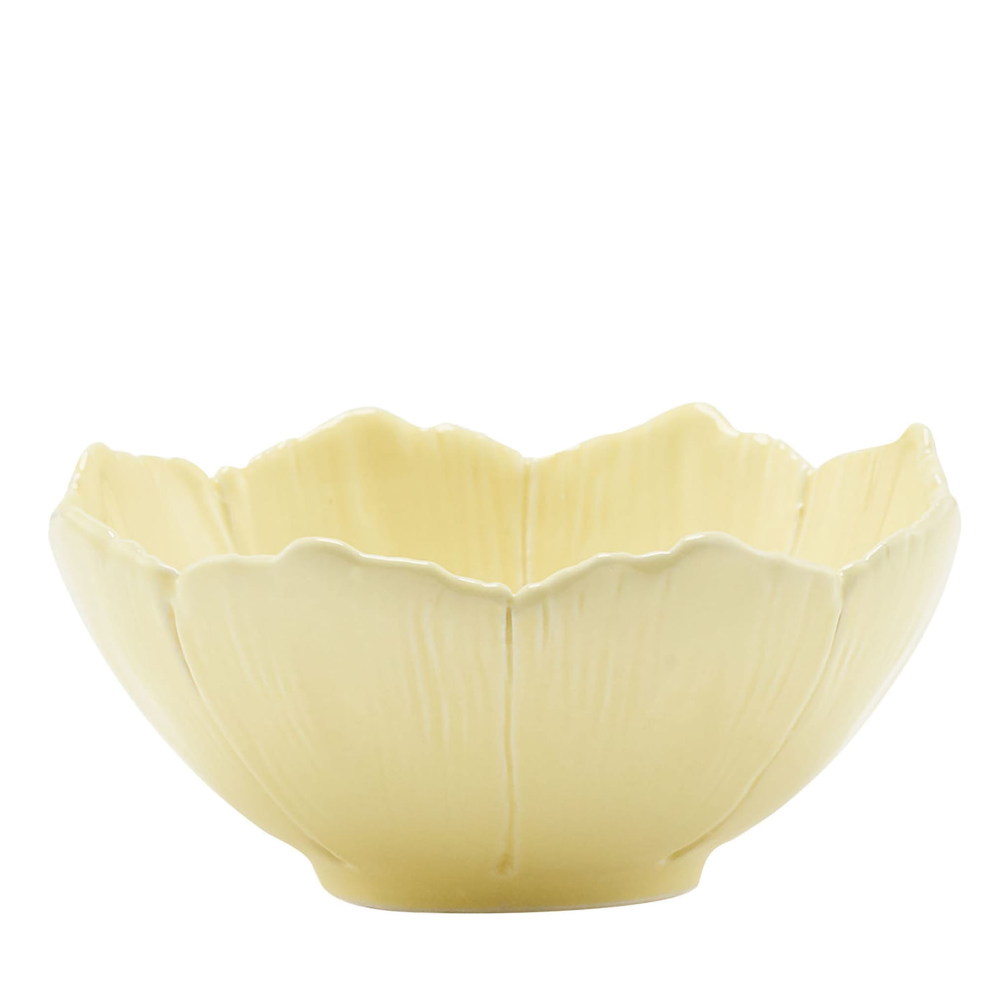 Keramik Blossom 2er-Set gelbe Fruchtschalen aus Feinkeramik   - Hauptansicht