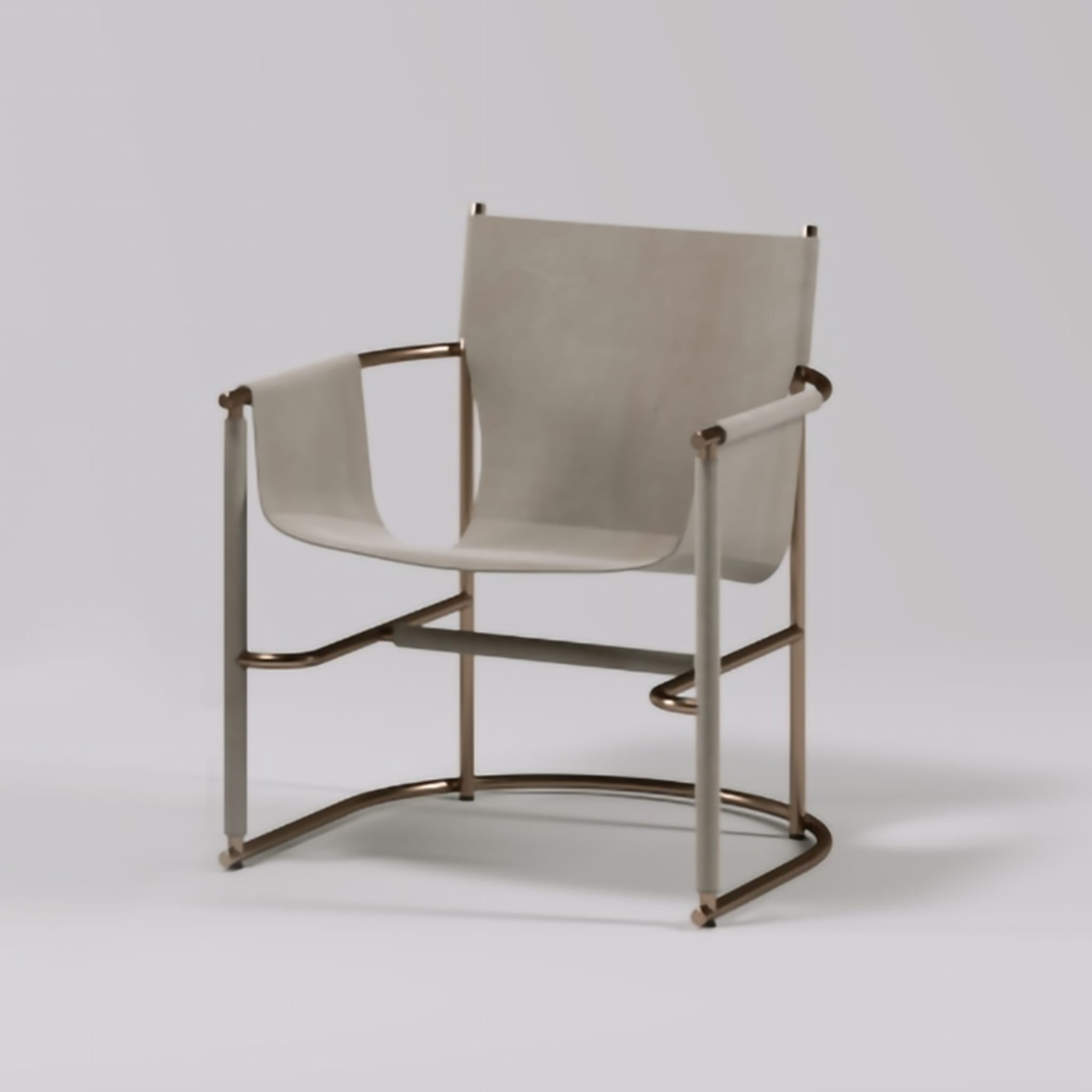 U Lounge Chair Polished Gold - Alternative view 4