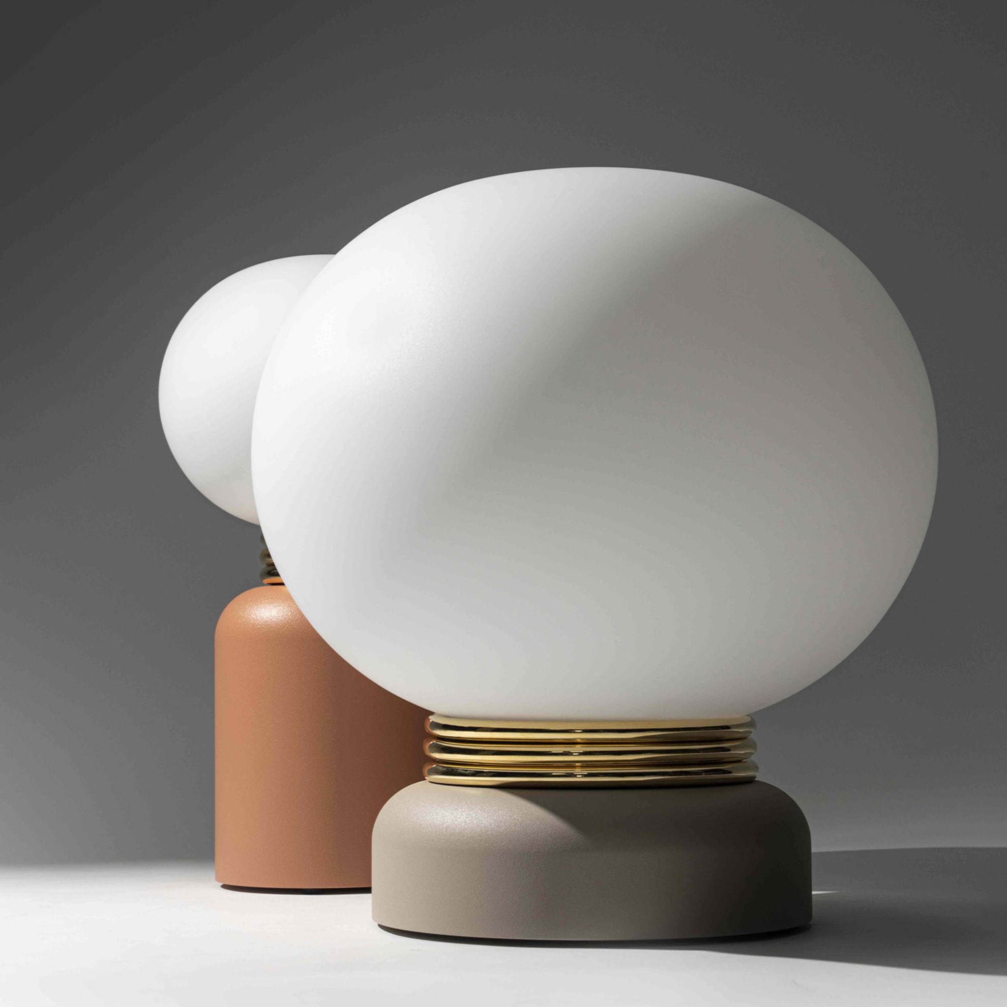Karen S Taupe Small Lamp by Luca Barengo - Alternative view 5