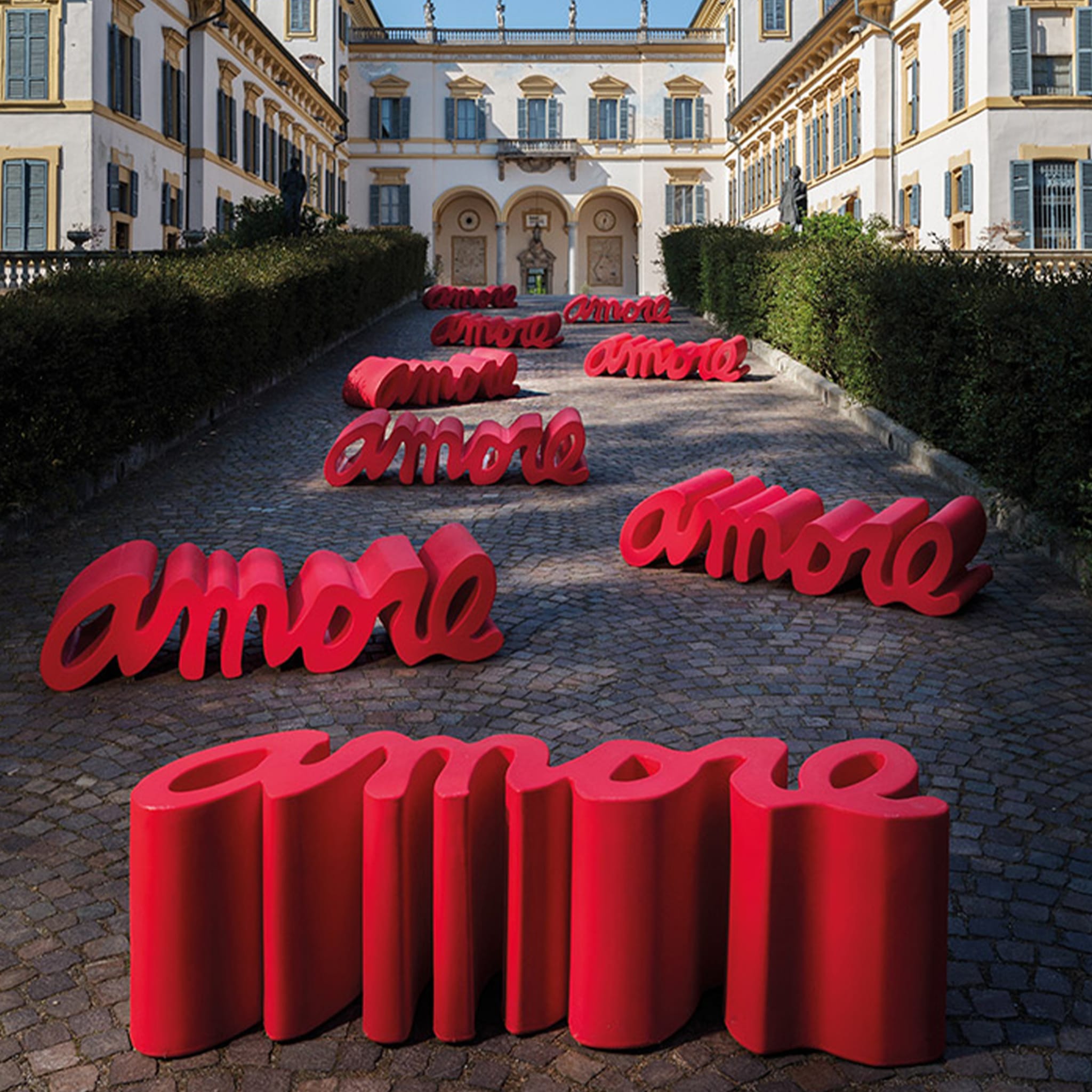 Amore Red Bench - Alternative view 4