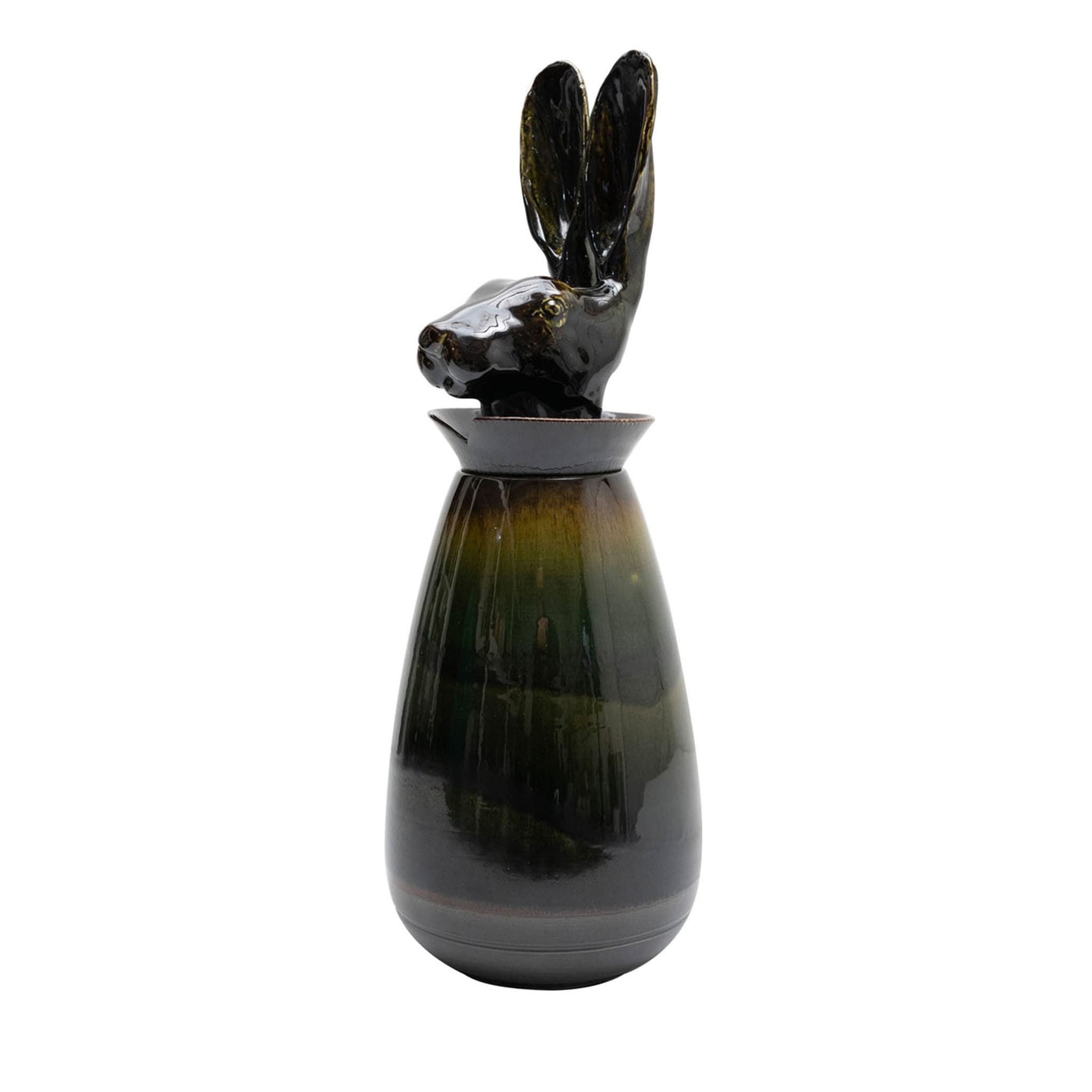 Canopo Lepre Schwarze Vase #2 - Hauptansicht