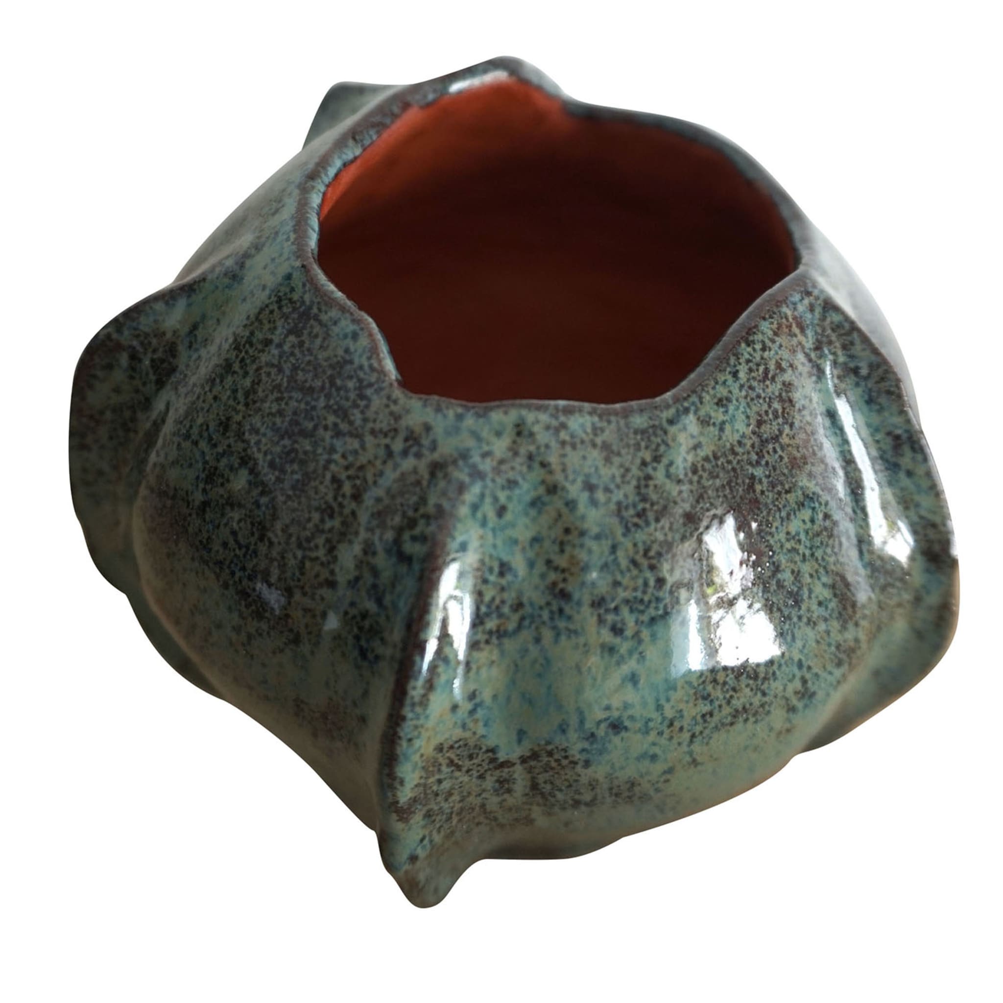 Vase mit grünem Schwamm - Hauptansicht