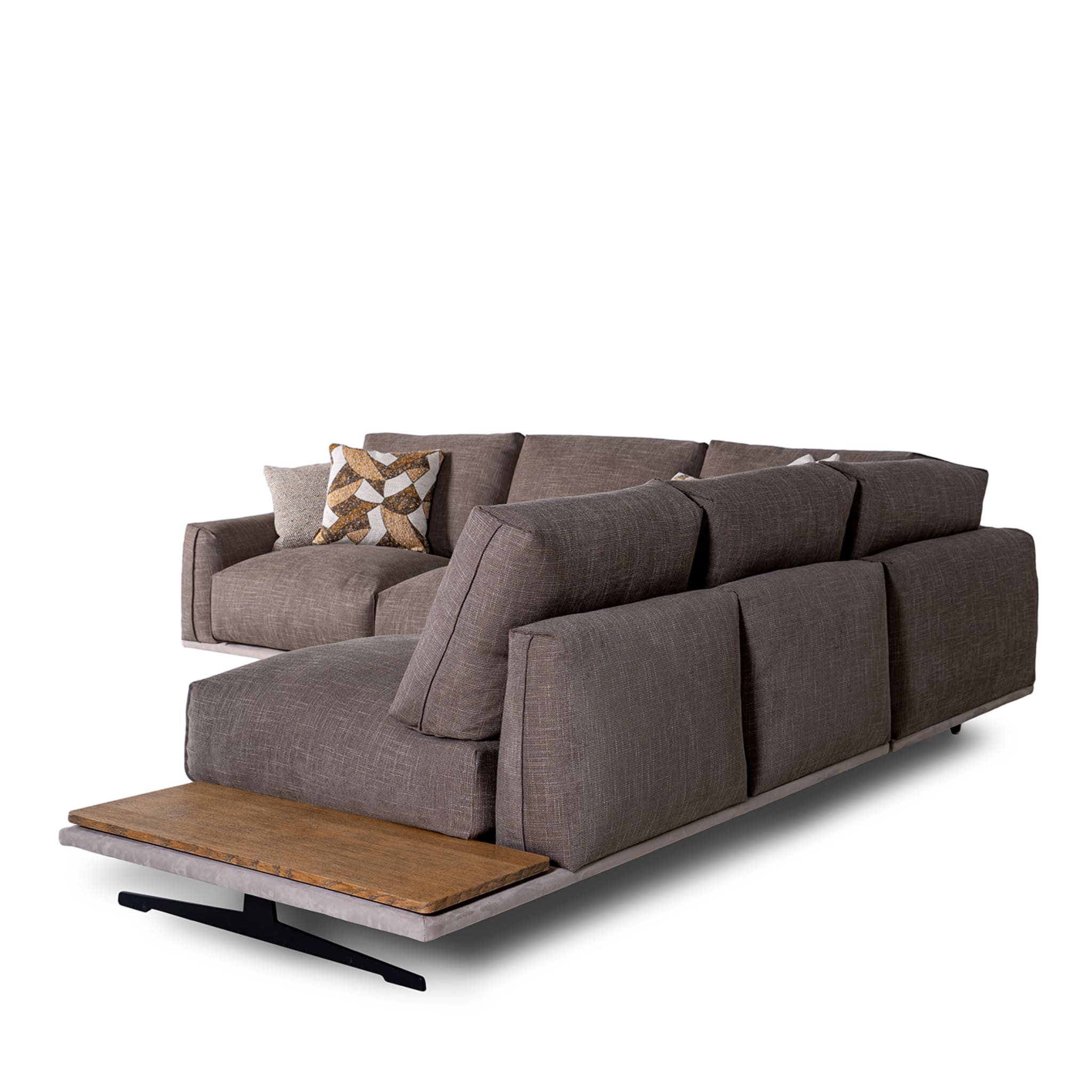 Boboli Bworn Corner Sofa with Side Table - Alternative view 3