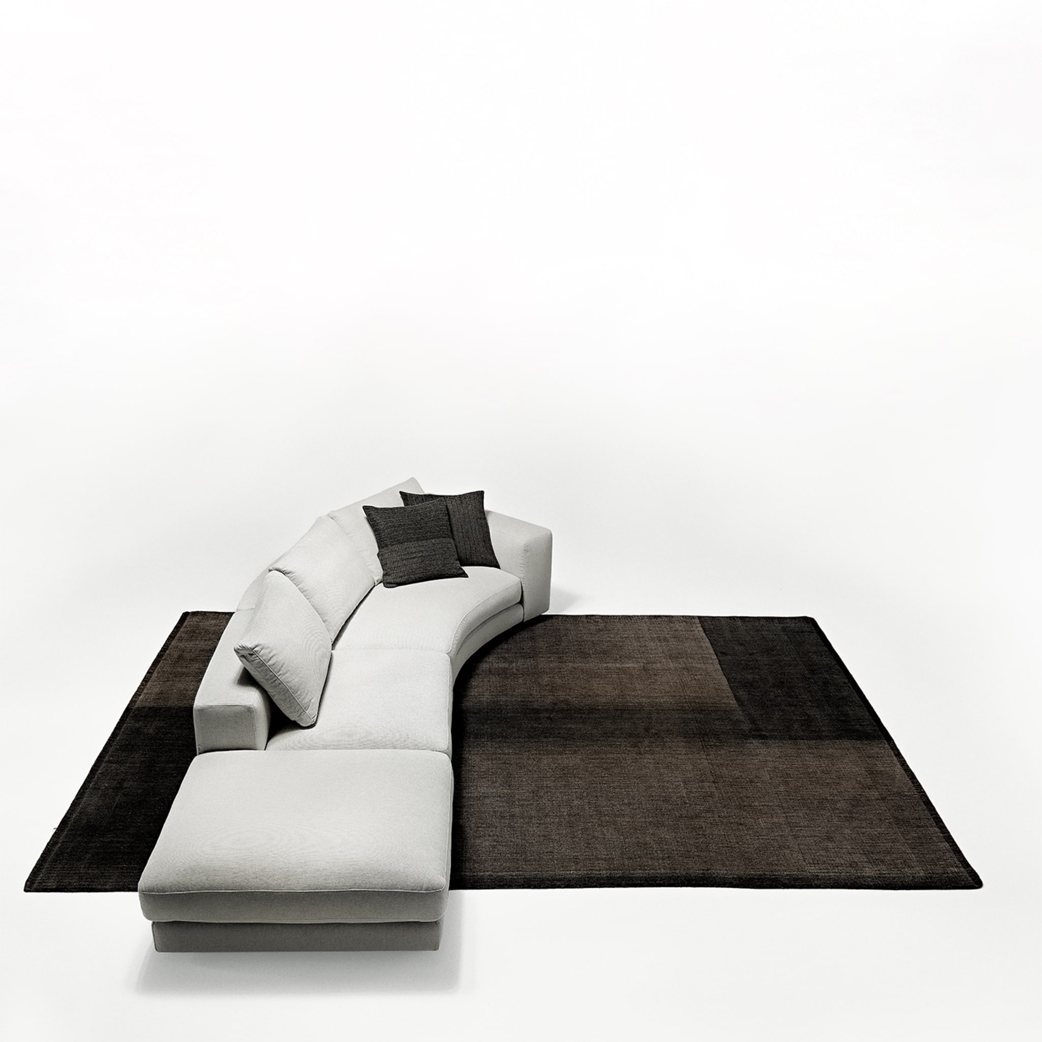 Rio Curved Modular Beige Sofa by Ludovica + Roberto Palomba - Alternative view 2