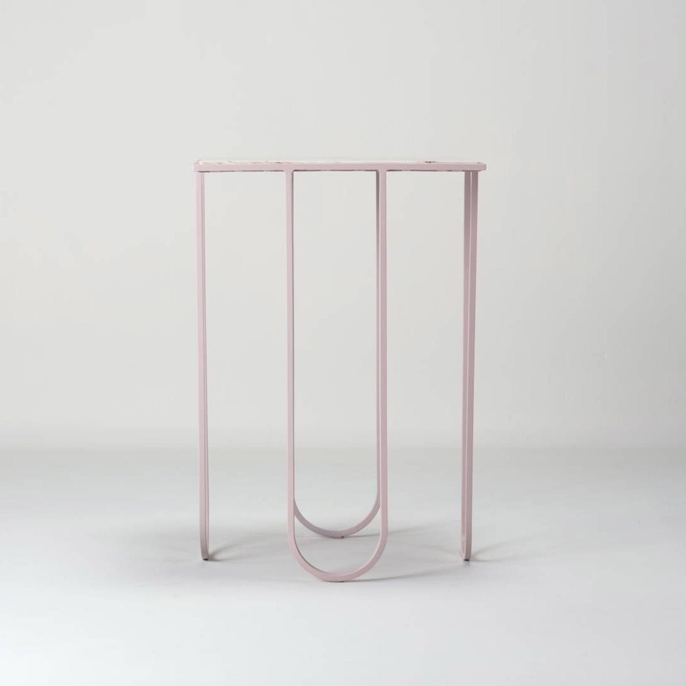 LoLa Travertine Side Table - DF DesignLab