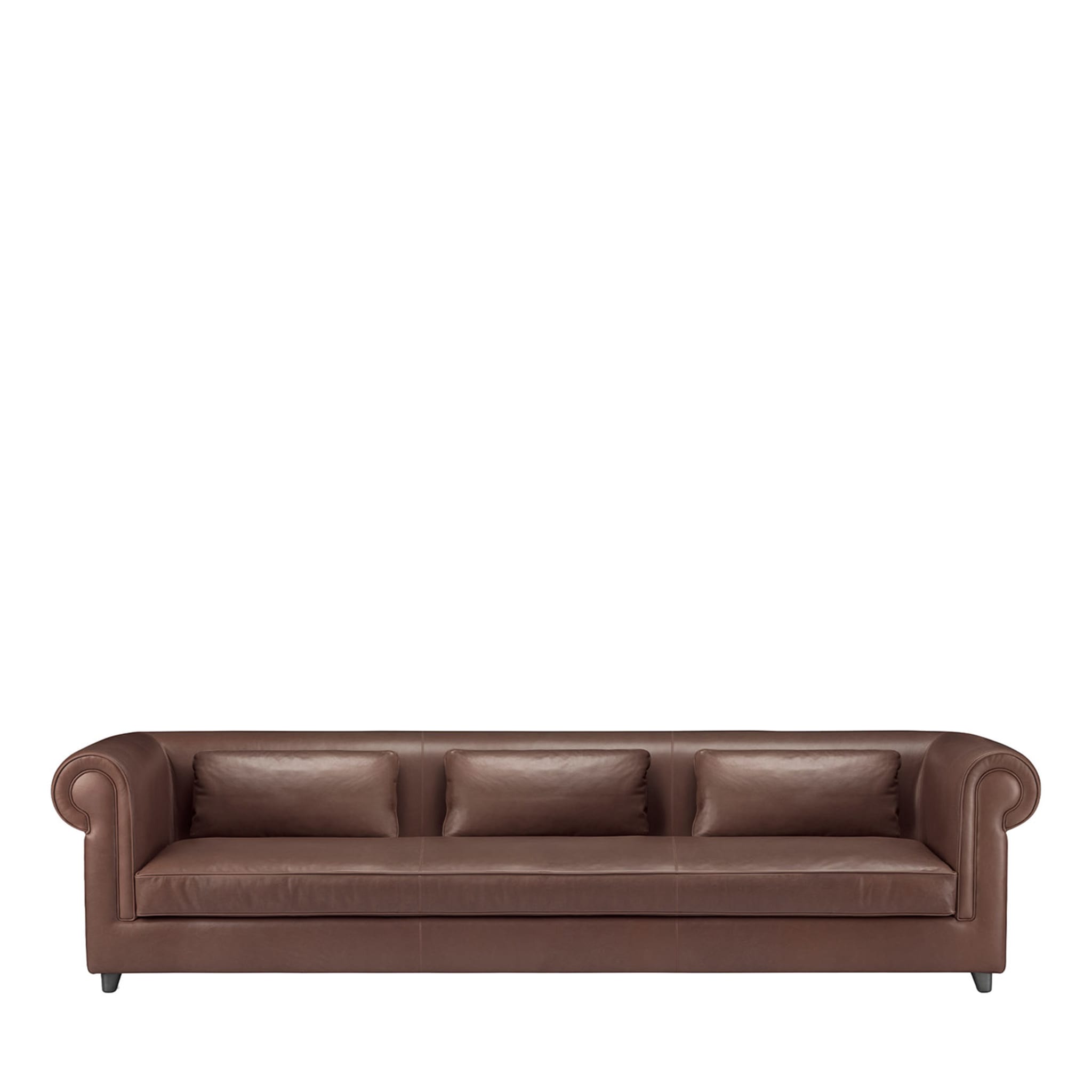 Portofino 3-Seater Brown Sofa by Stefano Giovannoni - Main view