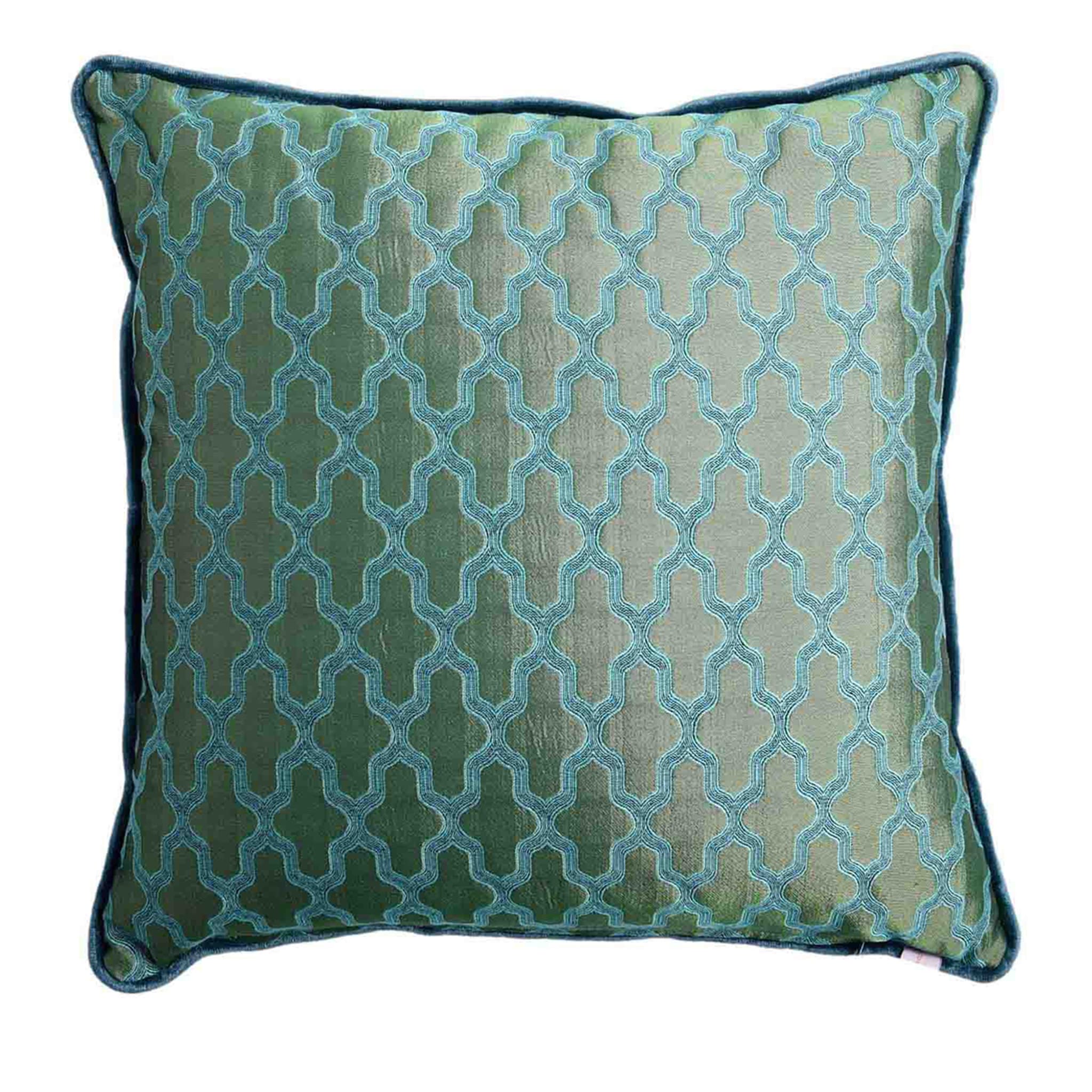 Carrè Cushion in jacquard fabric and Linen Velvet - Main view