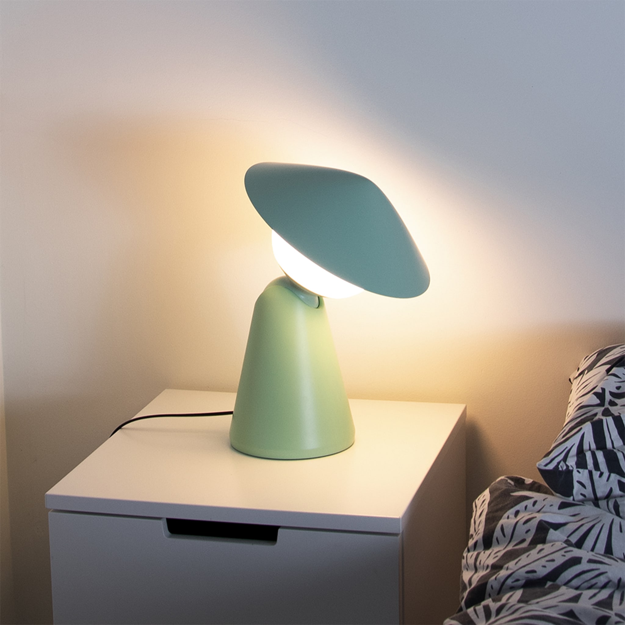 Puddy Light-Green Rechargeable Table Lamp by Albore Design - Alternative view 1
